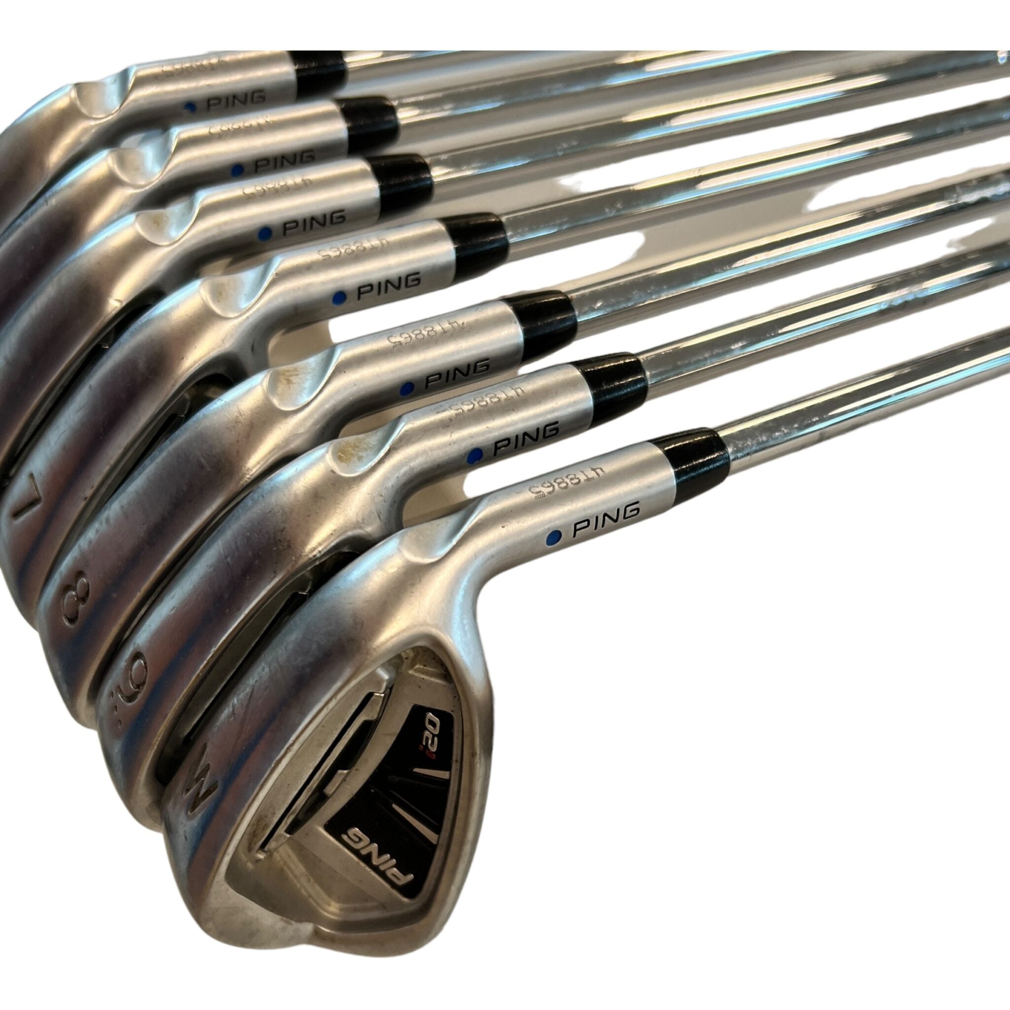 Ping i20 jernsæt / Flex Regular / 4-PW / Stål / Blue Dot