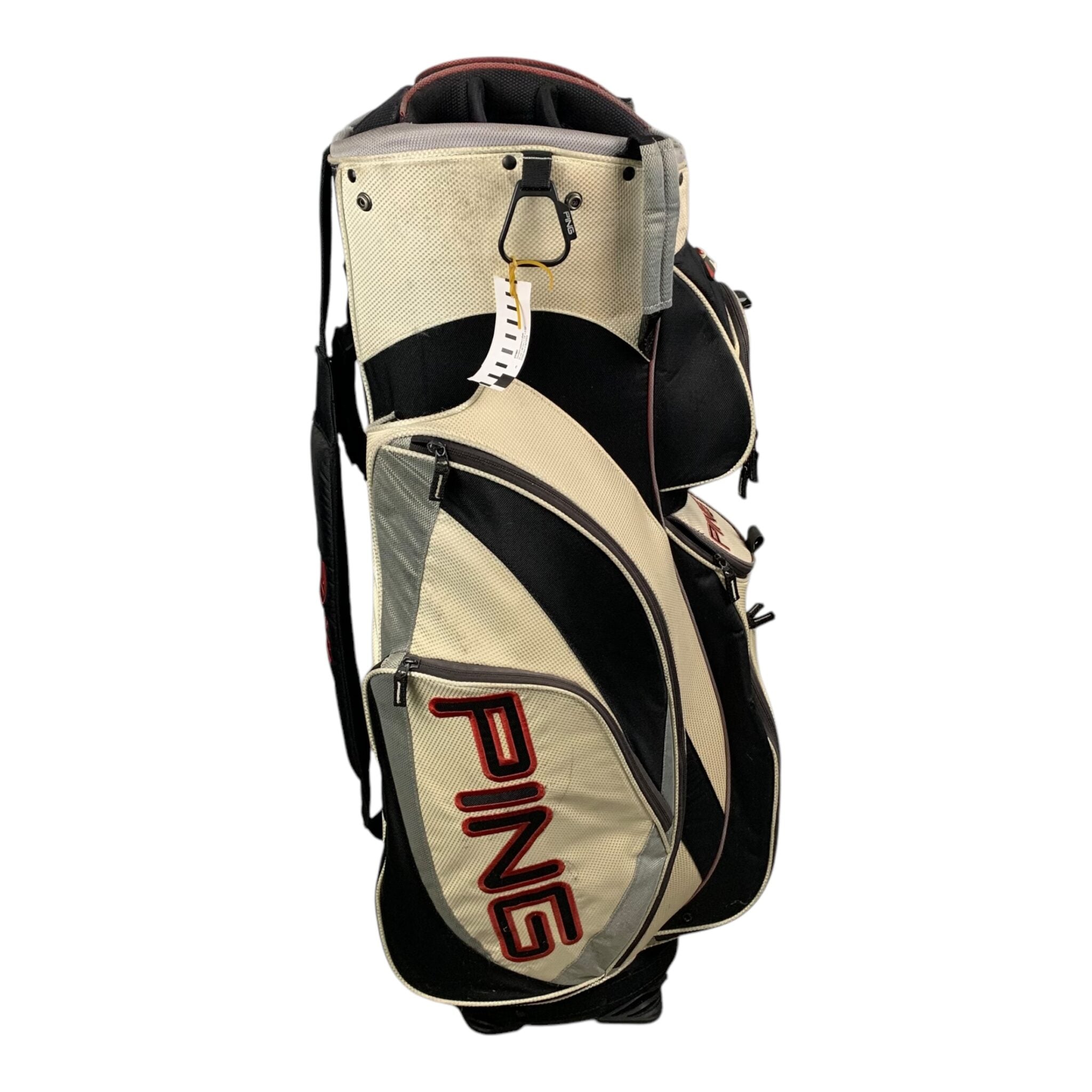 Ping Pioneer LC CartBag / White/Black / 14 Rum