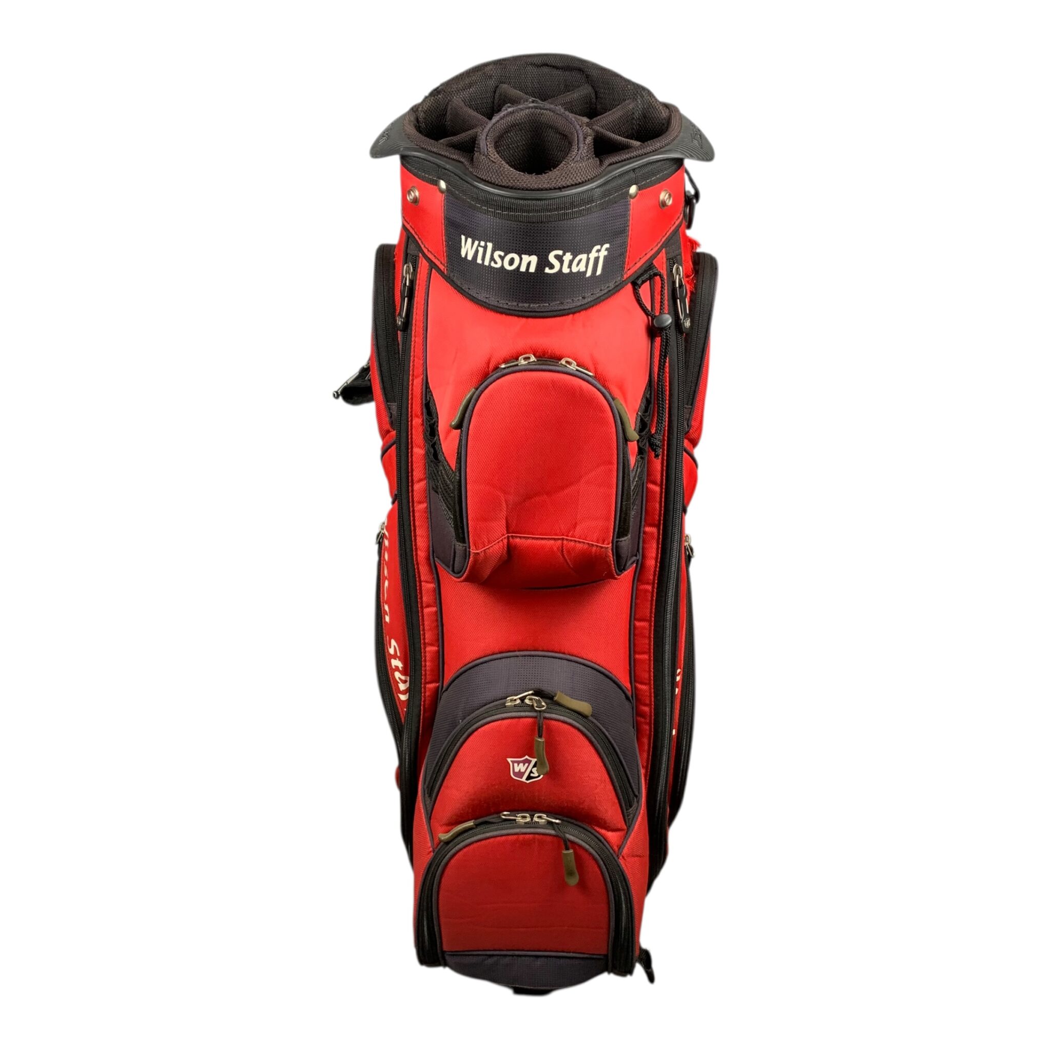Wilson Staff Cartbag / Red / 14 Rum