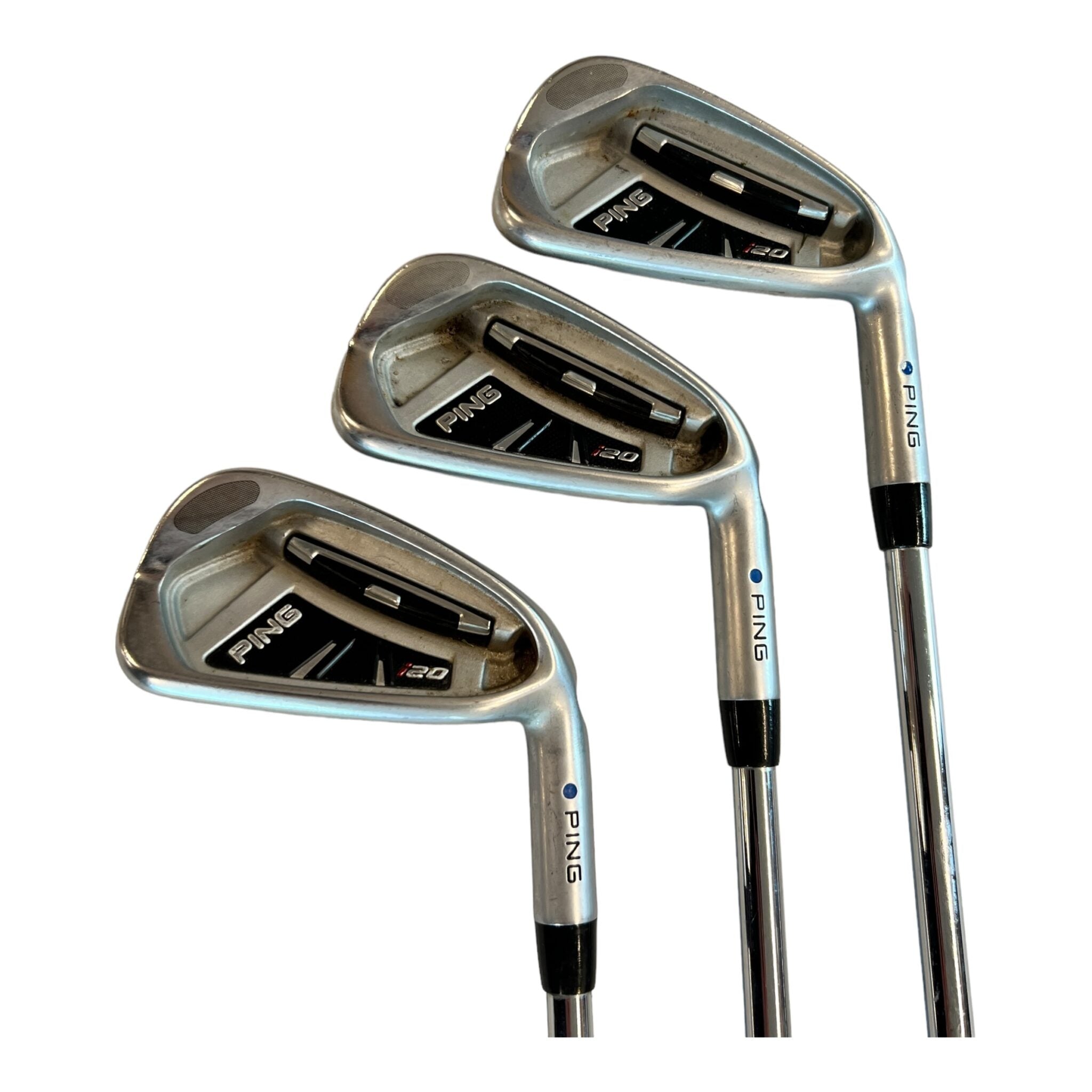 Ping i20 jernsæt / Flex Regular / 4-PW / Stål / Blue Dot