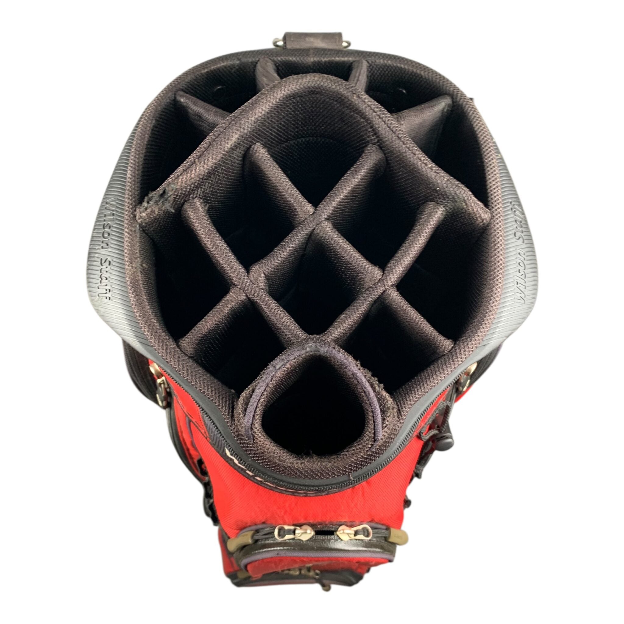 Wilson Staff Cartbag / Red / 14 Rum