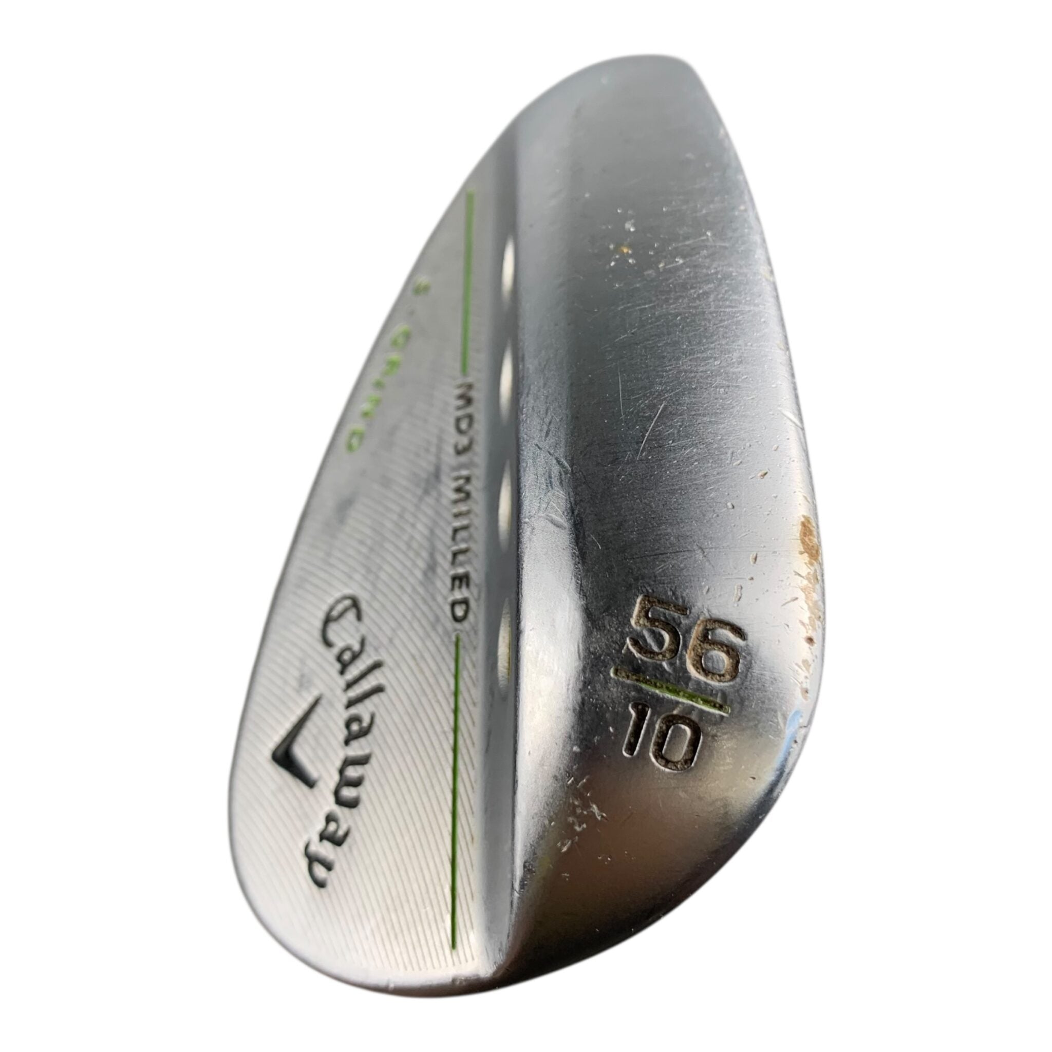 Venstre Callaway Jaws Raw Full Toe Wedge / Stål / #56/10