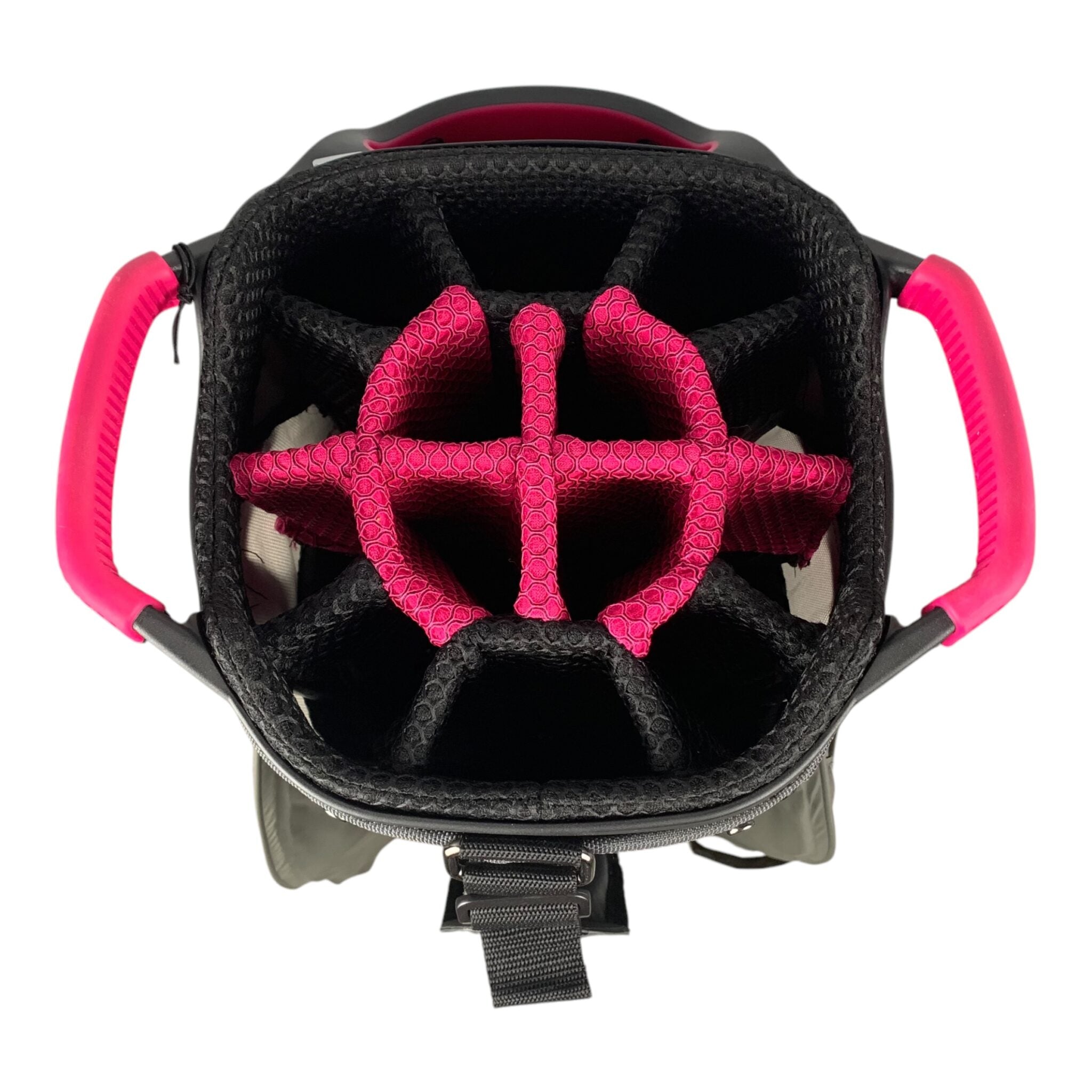 Callaway HyperDry 15 Cartbag / Grey/White/Pink / 15 Rum