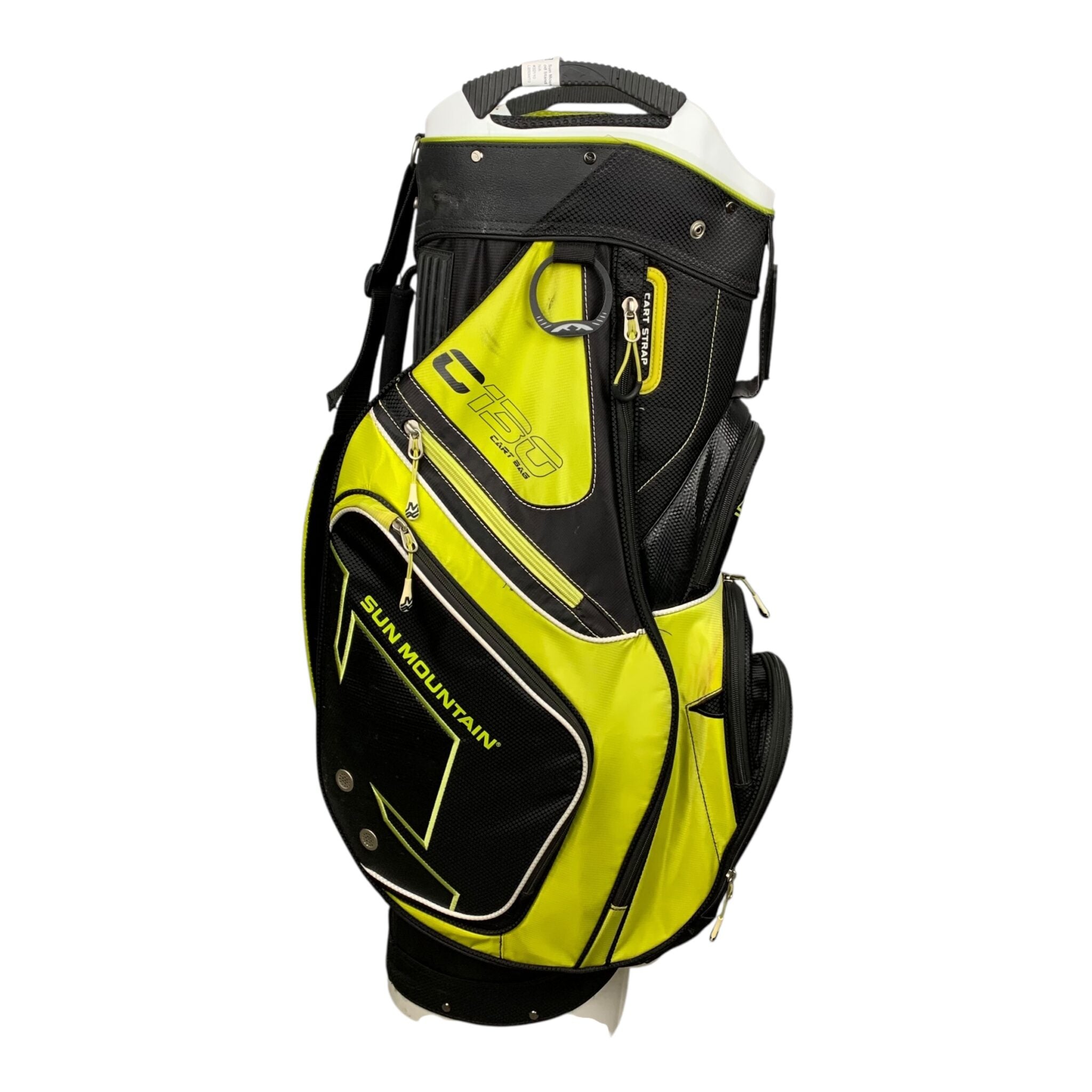 Sun Mountain C130 Cartbag / Yellow/Black / 15-Rum