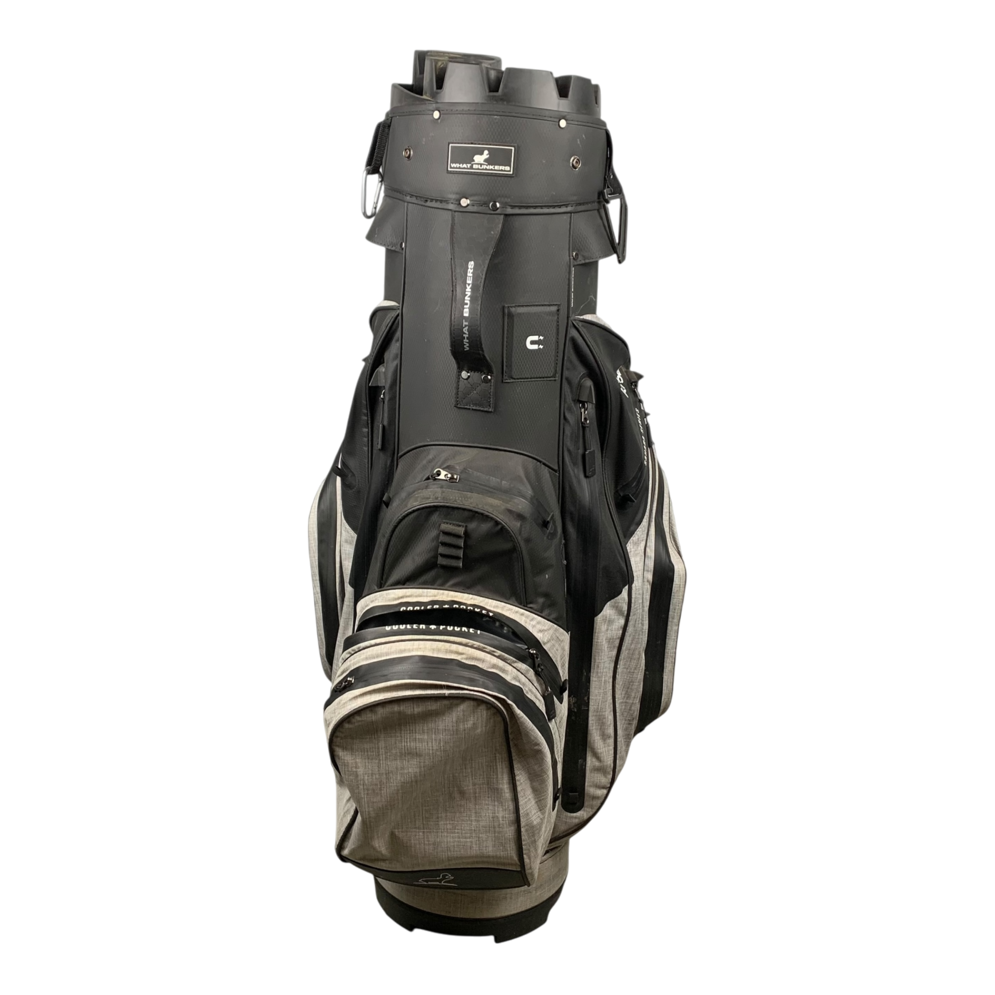 WhatBunkers Cart Bag / 14-Way / Grey galleri billede 1 - brugt golf udstyr i god stand