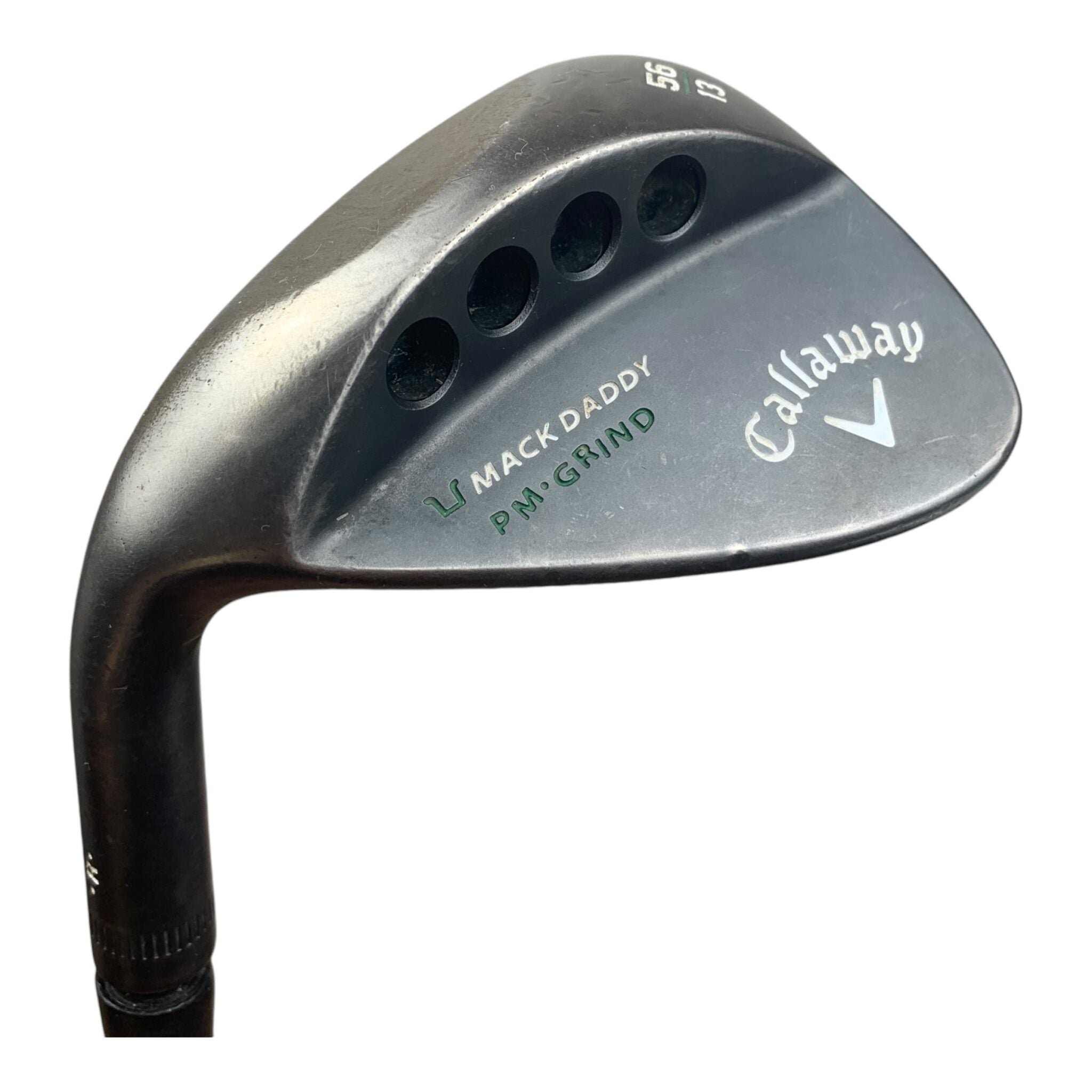 Callaway Mack Daddy Black Wedge / #56/13 - PM Grind / Stål / MCC Std Grip - VENSTRE
