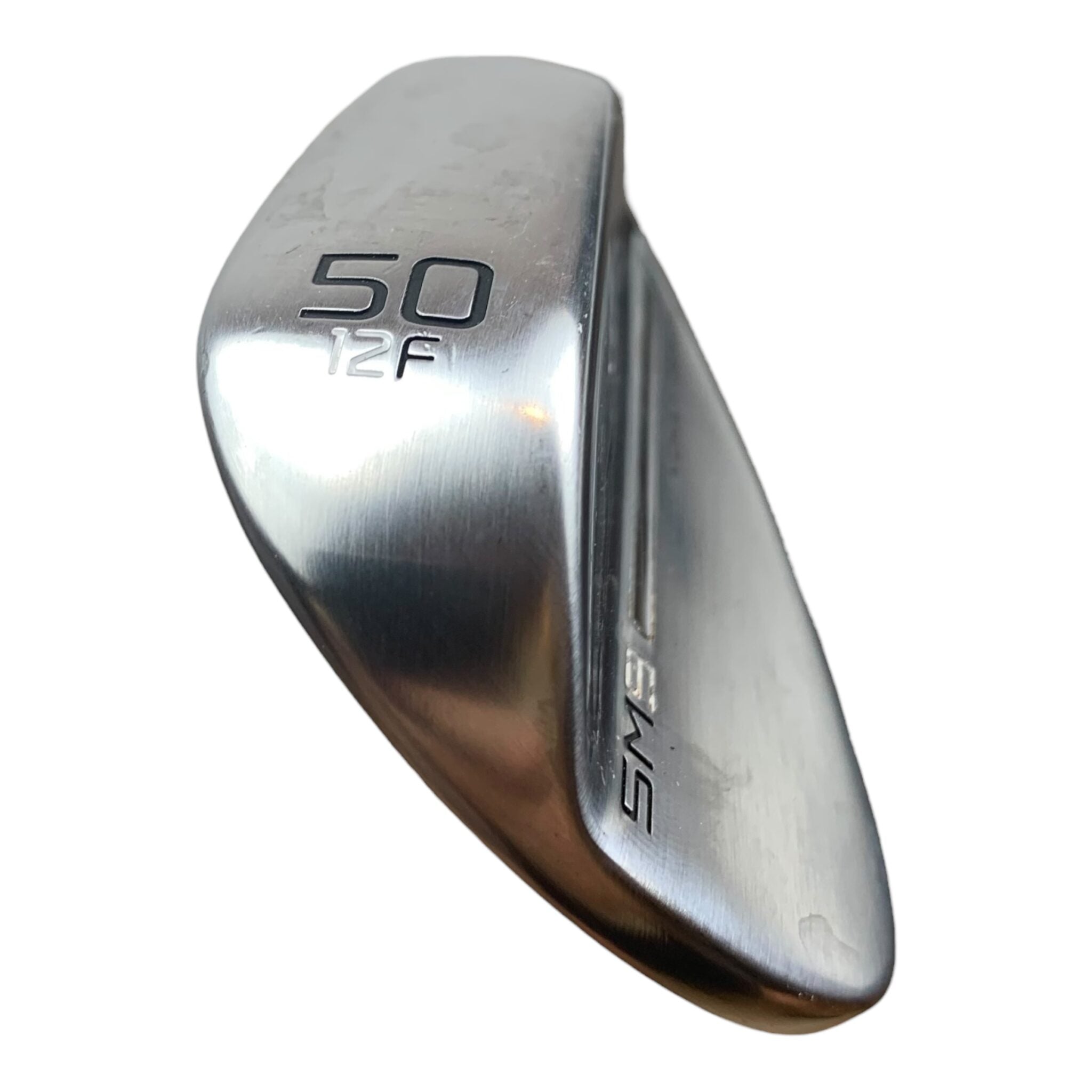 Titleist Vokey SM9 Tour Chrome Wedge / #50/12 F Grind / Crossline Oversize Grip