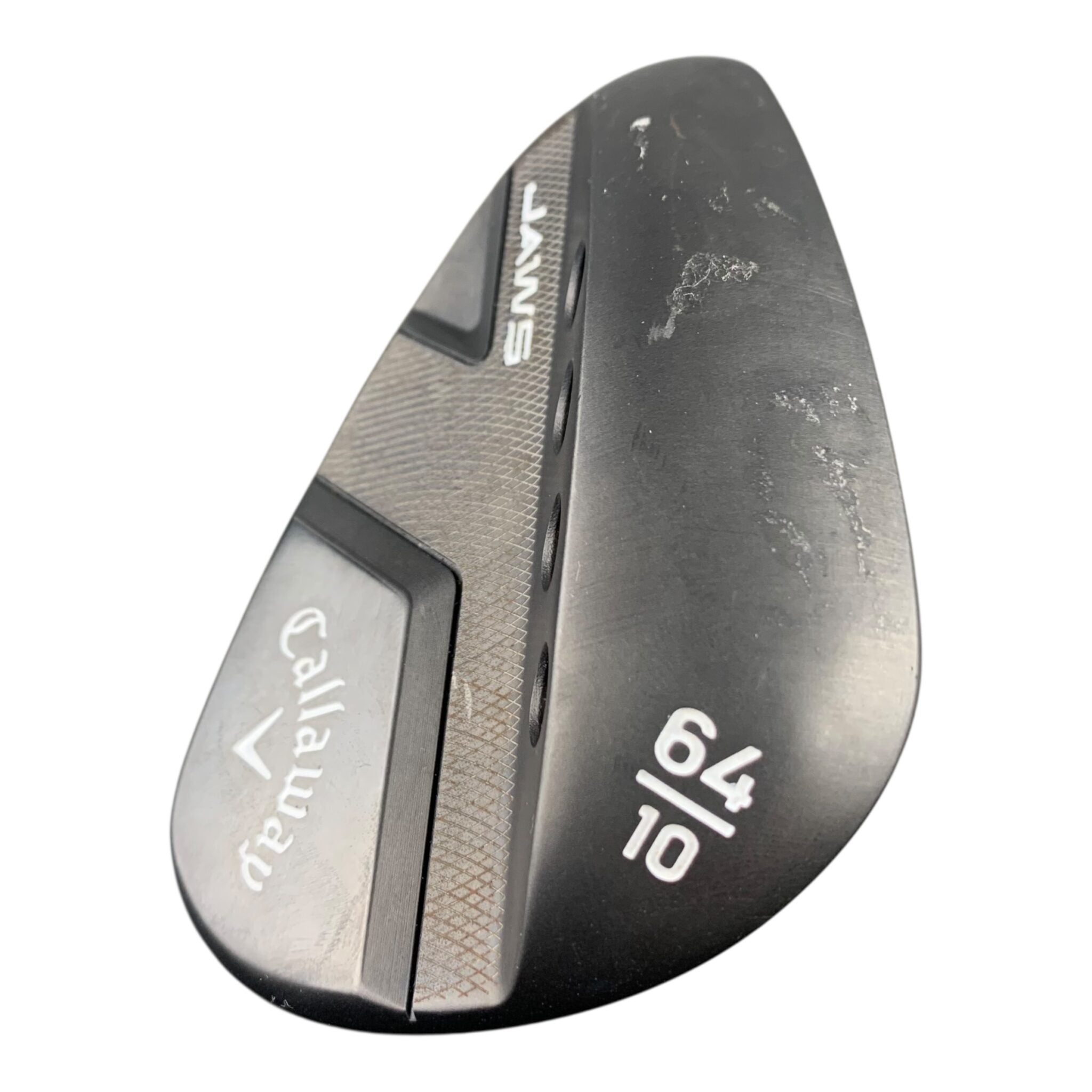 Venstre Callaway Jaws Full-Toe Black Wedge / Grafit / #64/10