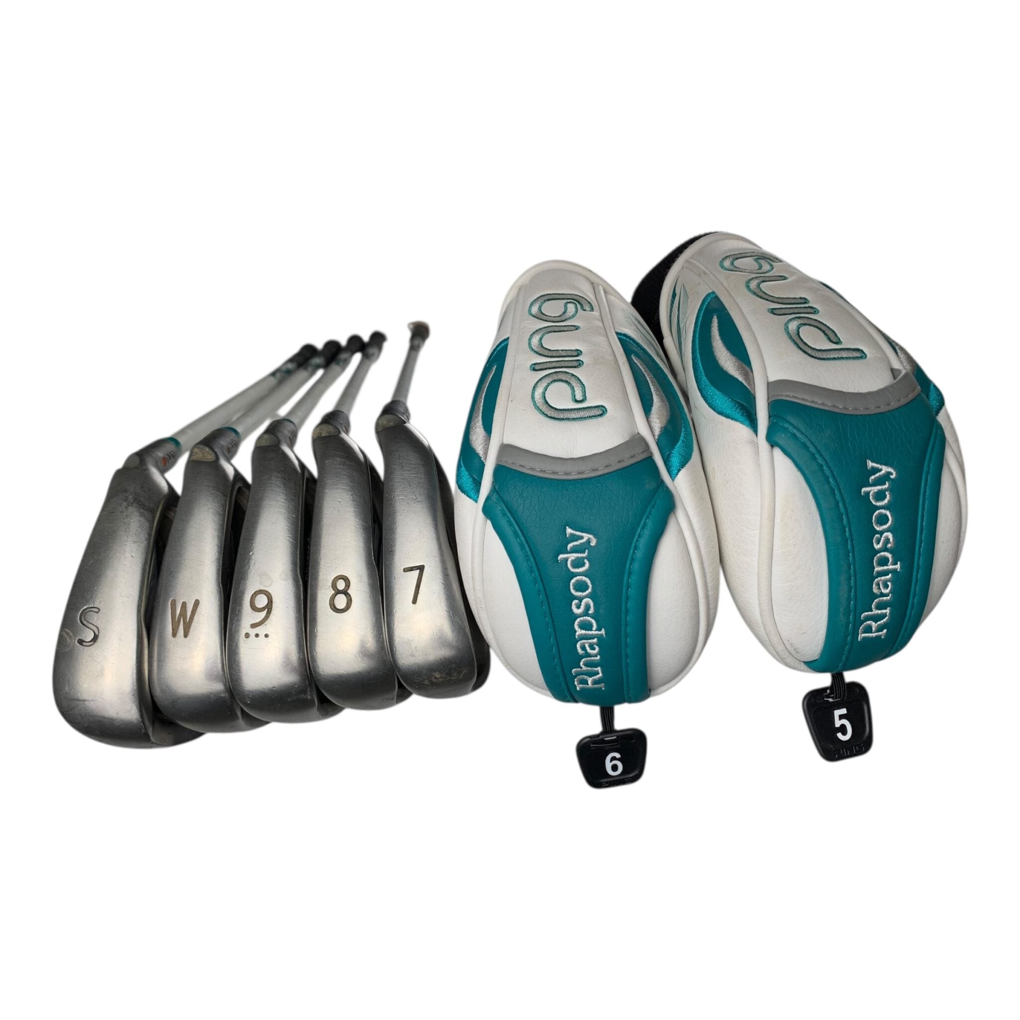 PING Rhapsody Jernsæt / Flex Ladies / 5H-SW  / Grafit