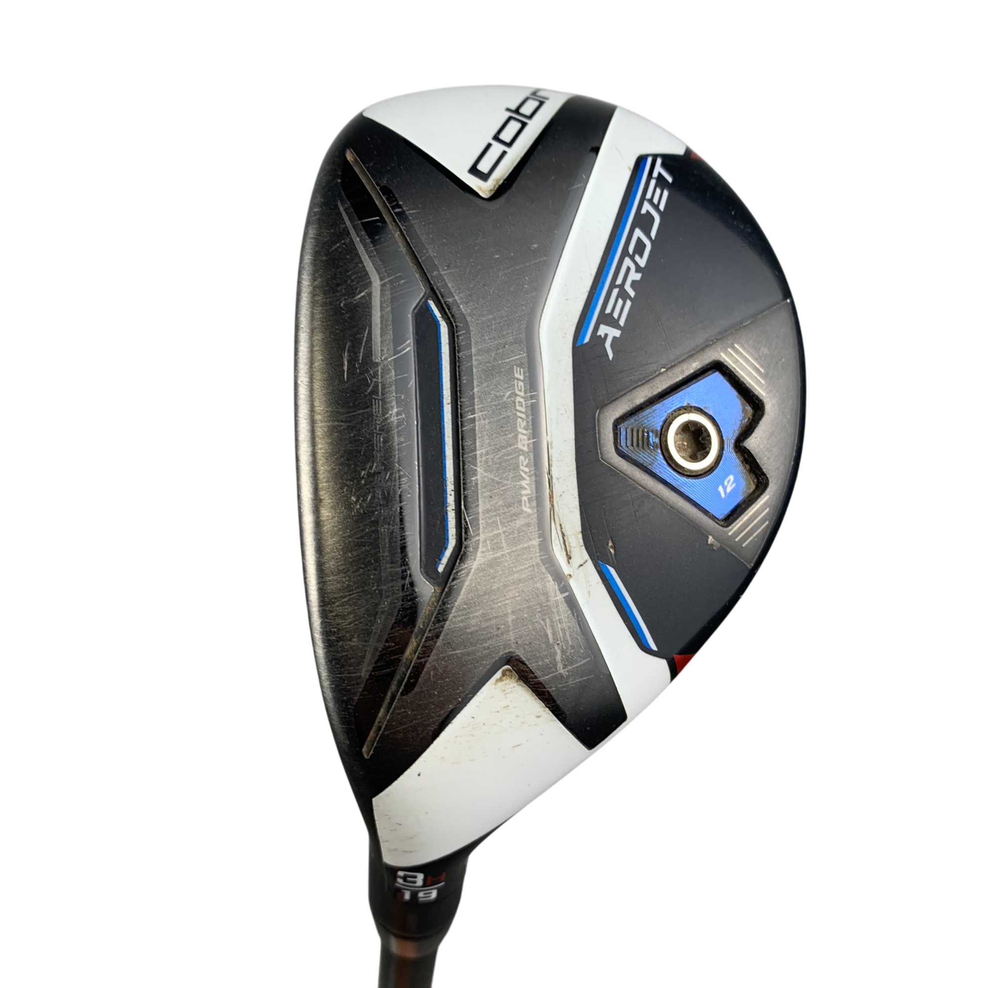 Cobra AeroJet Hybrid / Flex Regular / Grafit / #3/19 Venstre hovedbillede - brugt golf udstyr i god stand