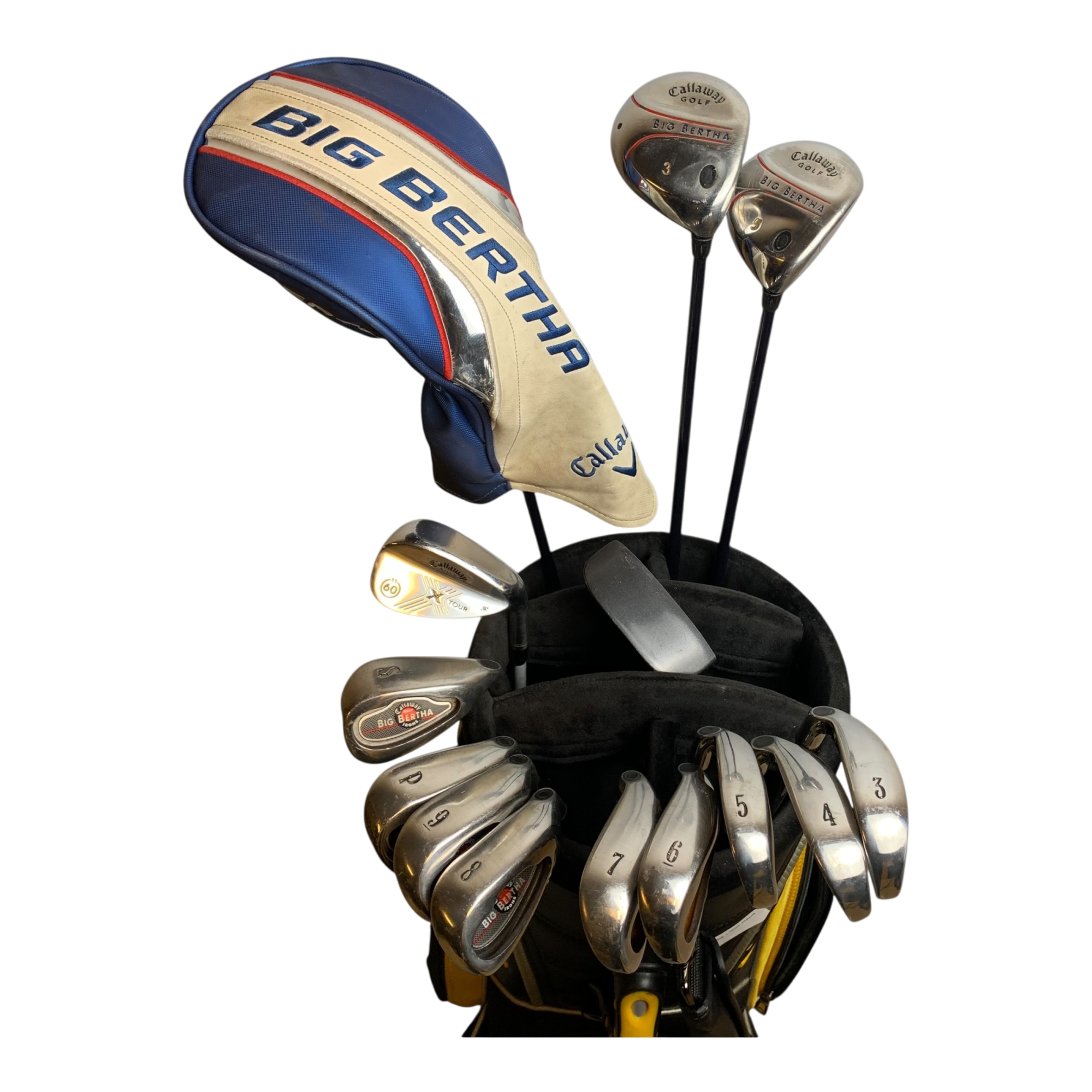 Callaway Komplet Sæt U. Bag / Flex Stiff / Graphite hovedbillede - brugt golf udstyr i god stand