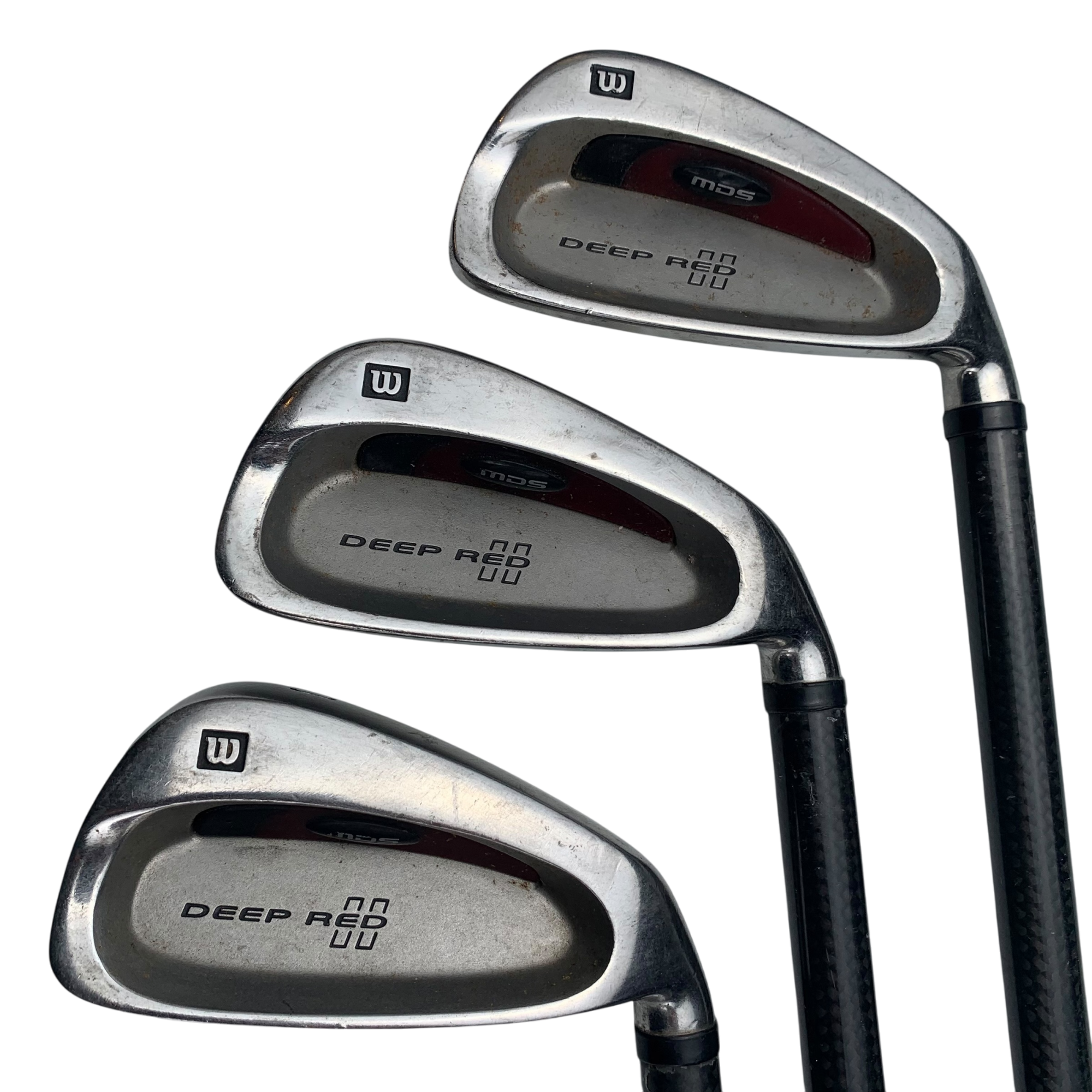 Wilson Deep Red Jernsæt / Flex Regular / 4-PW / Grafit hovedbillede - brugt golf udstyr i god stand