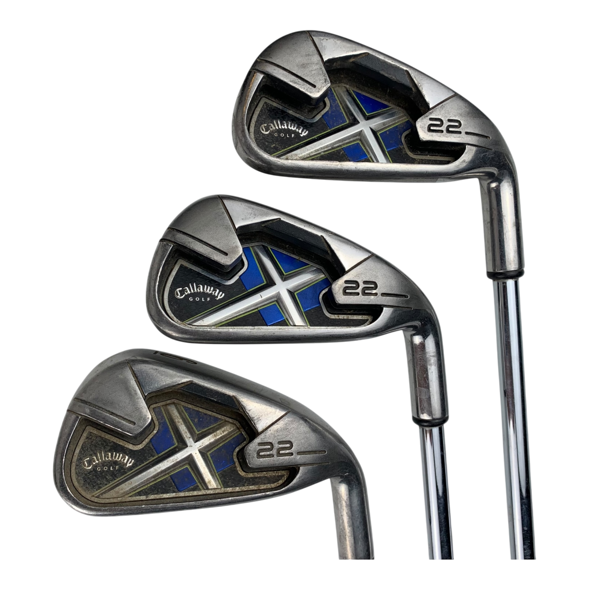 Callaway X22 Jernsæt / Flex Uniflex / 4-PW / Stål hovedbillede - brugt golf udstyr i god stand