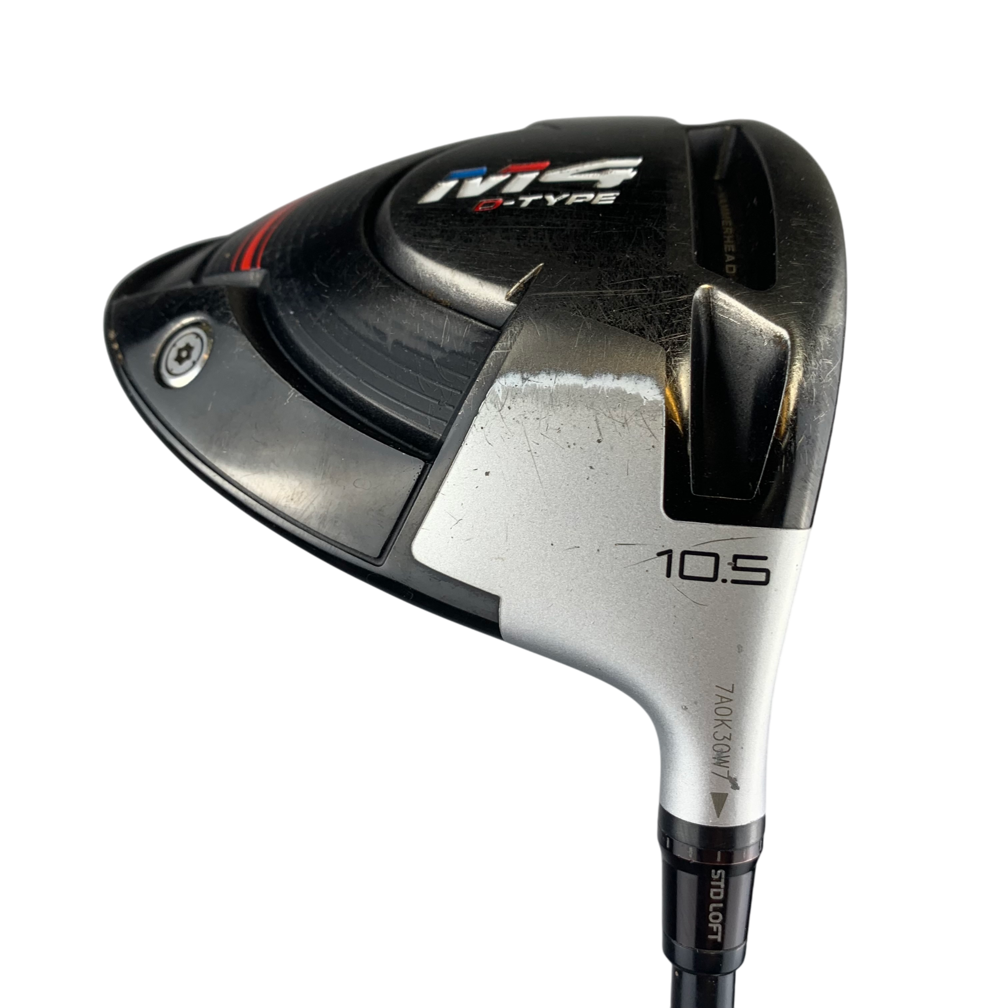 TaylorMade M4 D-Type Driver / Flex A-flex / Loft 10,5 galleri billede 2 - brugt golf udstyr i god stand
