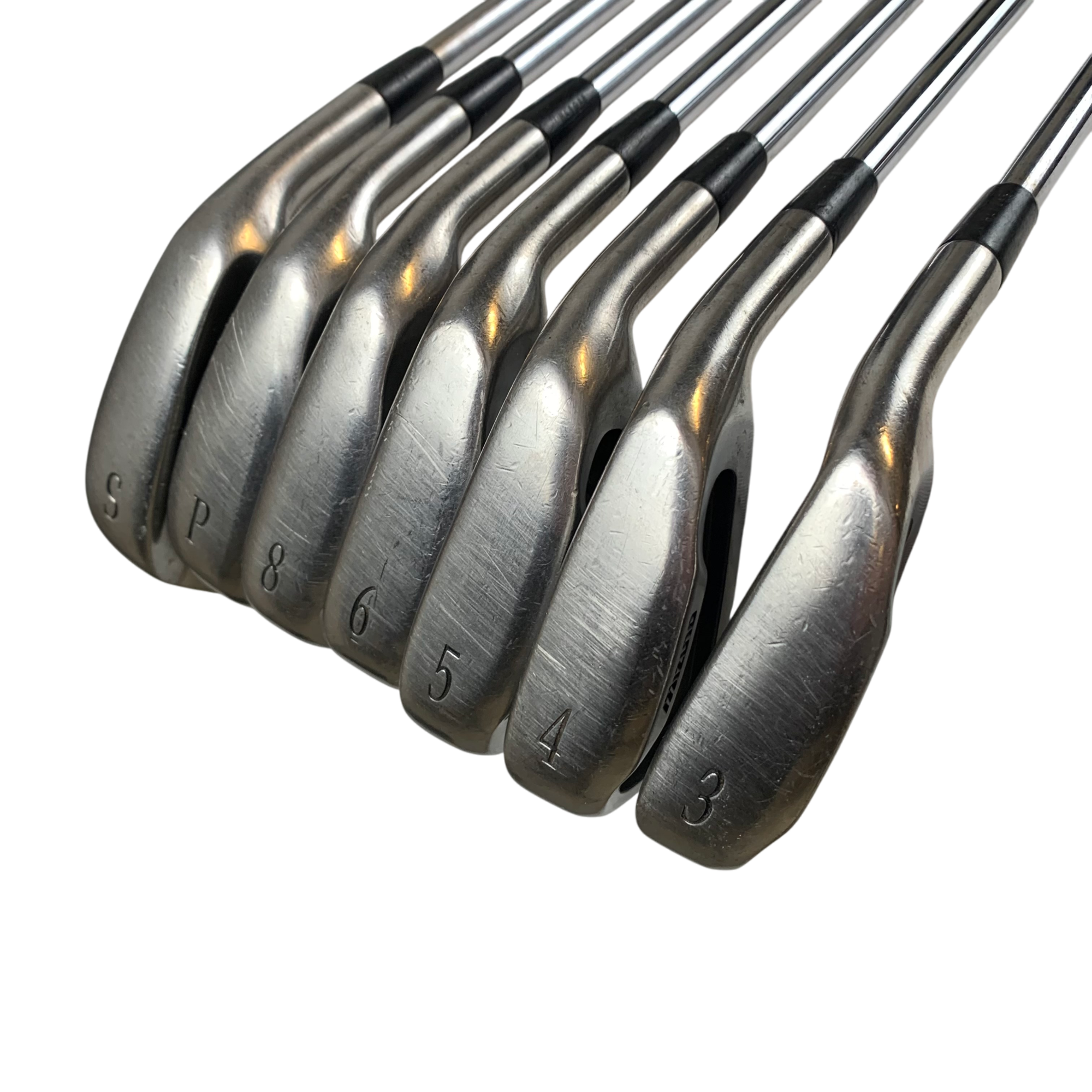 Mizuno T-Zoid MX-15 Jernsæt / Flex Stiff / 3-P (Obs - 9&7 jern) / Stål galleri billede 2 - brugt golf udstyr i god stand