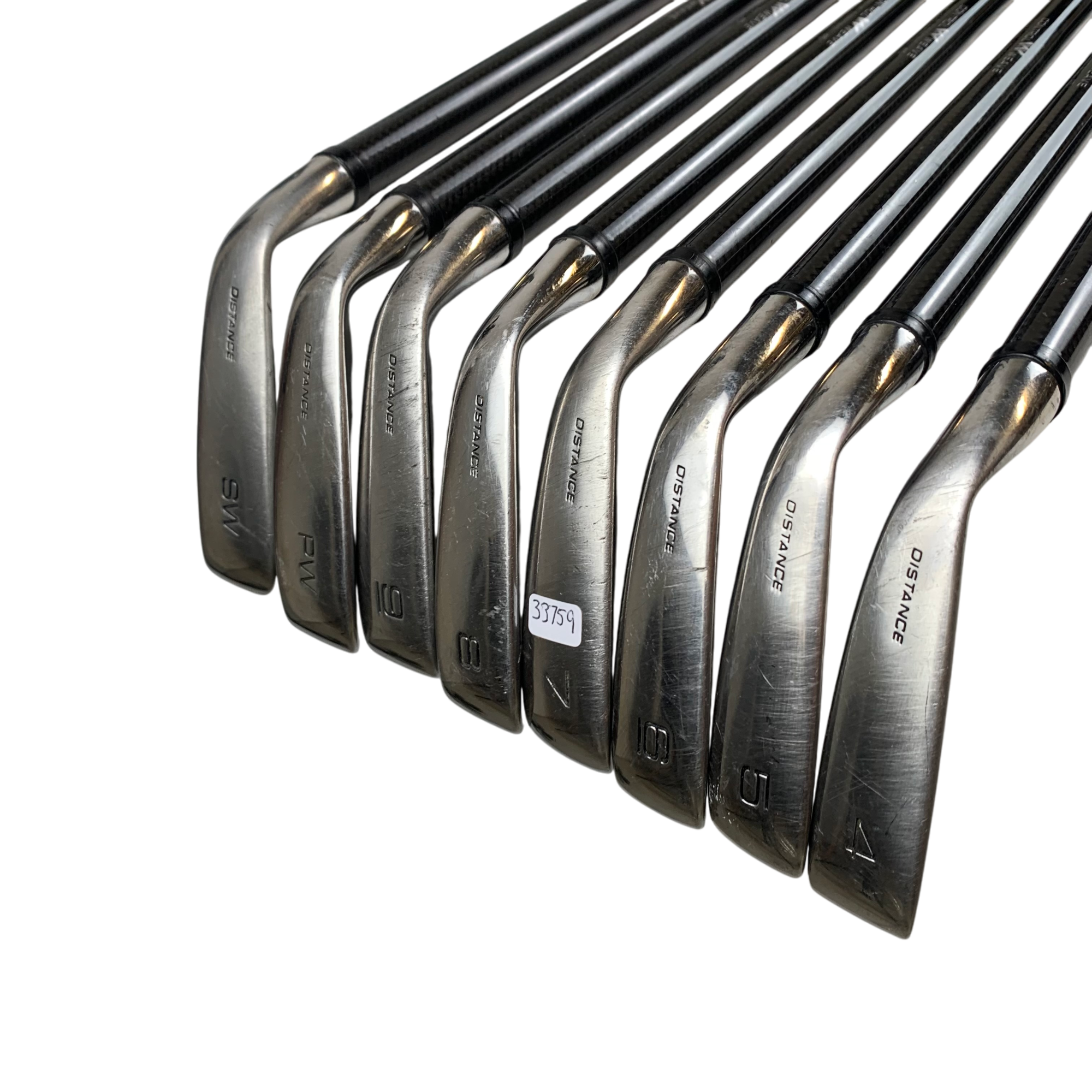 Wilson Deep Red Jernsæt / Flex A-flex / 4-SW / Grafit Venstre galleri billede 2 - brugt golf udstyr i god stand