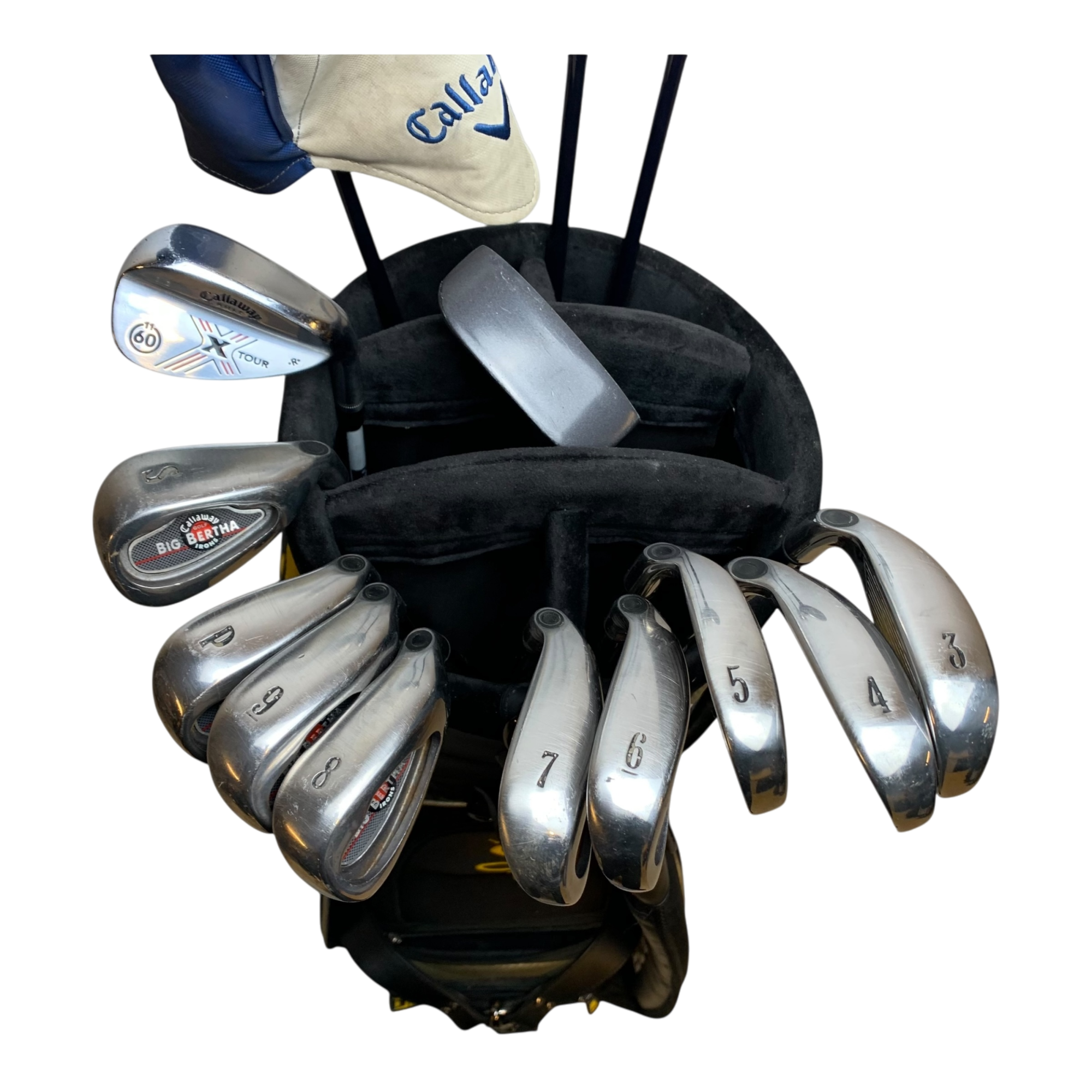 Callaway Komplet Sæt U. Bag / Flex Stiff / Graphite galleri billede 2 - brugt golf udstyr i god stand