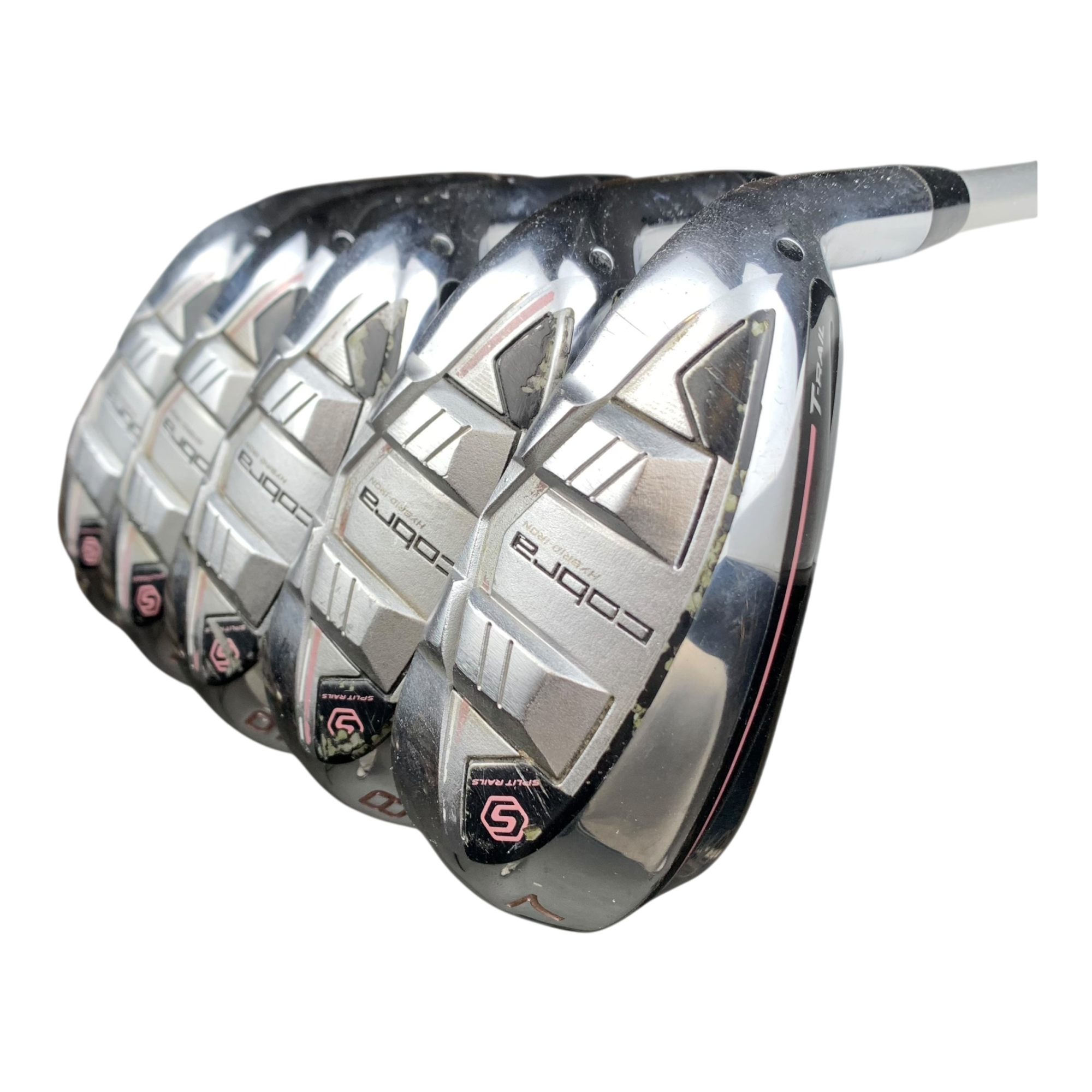 Cobra T-Rail Gen. 3 Jernsæt / Flex Ladies / 7-SW / Grafit galleri billede 2 - brugt golf udstyr i god stand