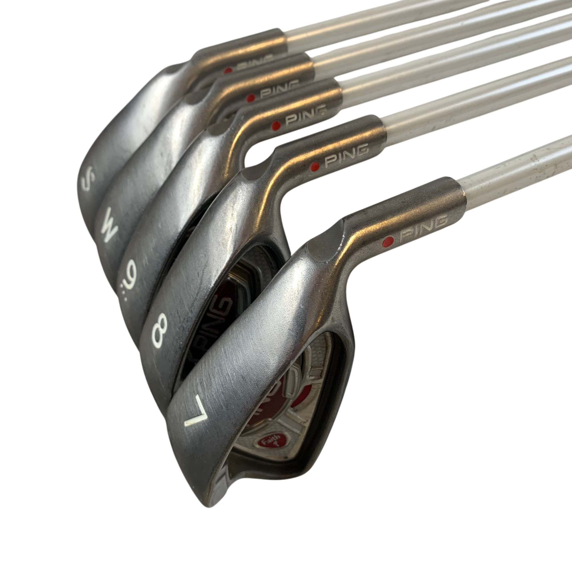 PING Faith Jernsæt / Flex Ladies / 7-SW / Grafit galleri billede 3 - brugt golf udstyr i god stand