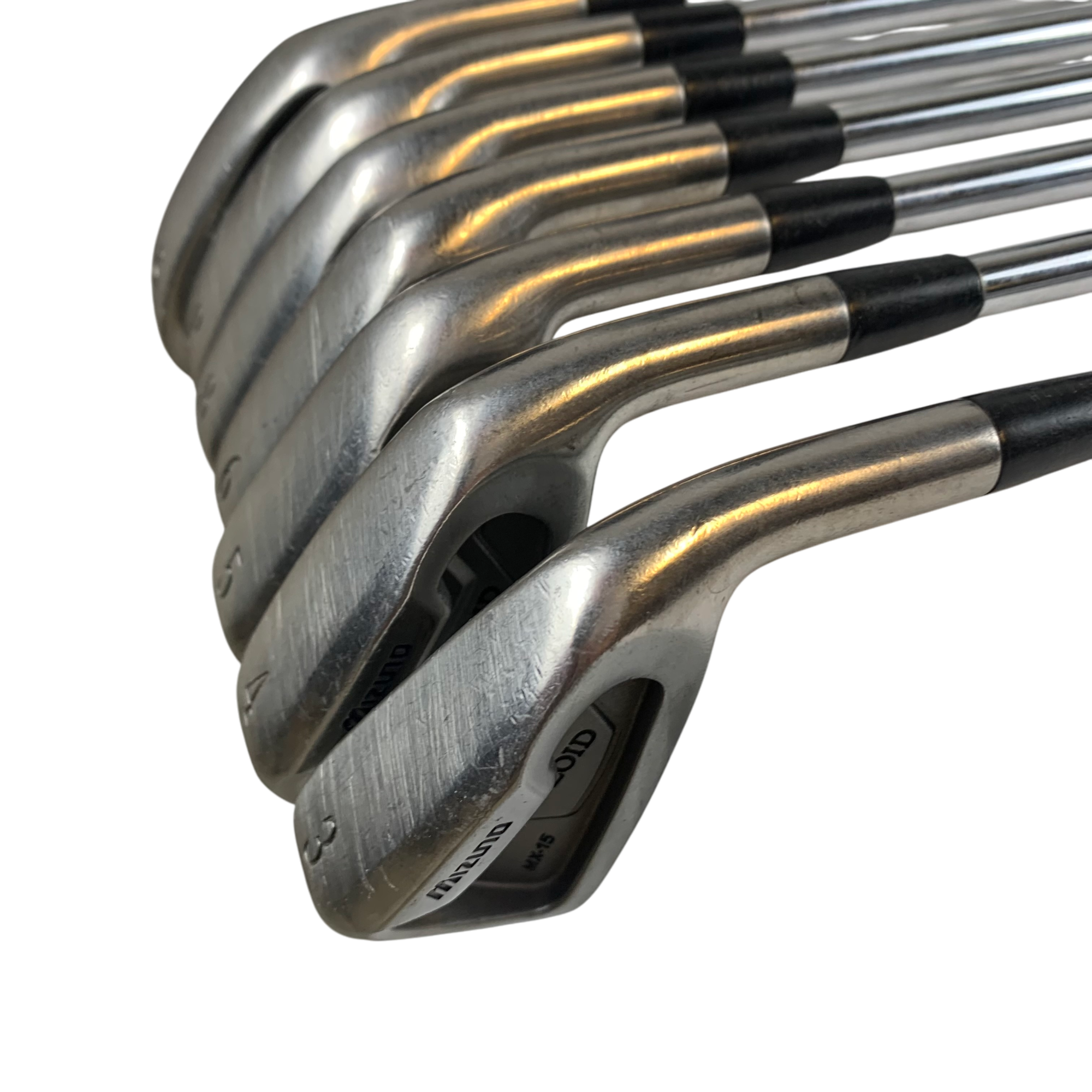 Mizuno T-Zoid MX-15 Jernsæt / Flex Stiff / 3-P (Obs - 9&7 jern) / Stål galleri billede 3 - brugt golf udstyr i god stand