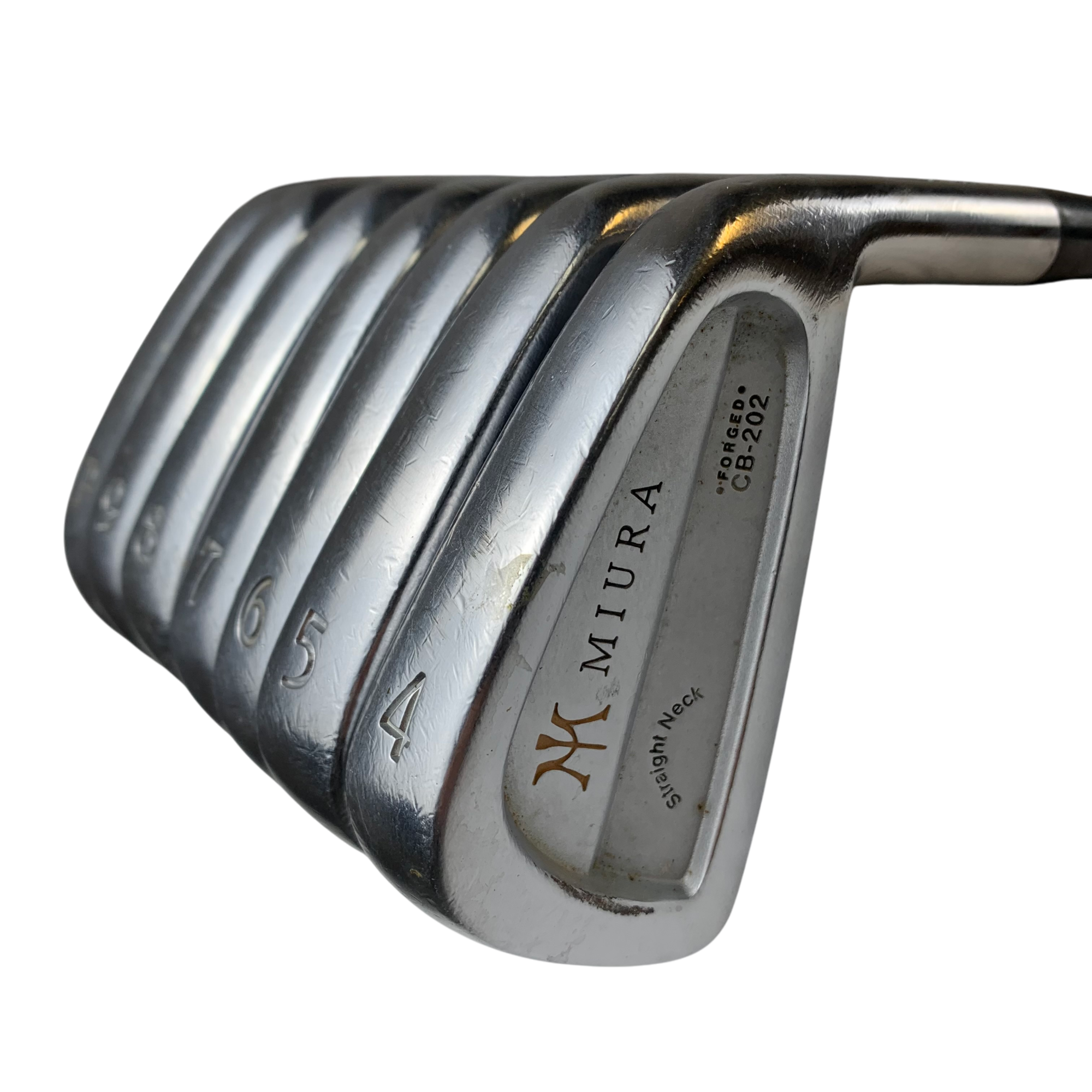 Miura CB-202 Jernsæt / Flex Stiff / 4-PW / Stål galleri billede 3 - brugt golf udstyr i god stand