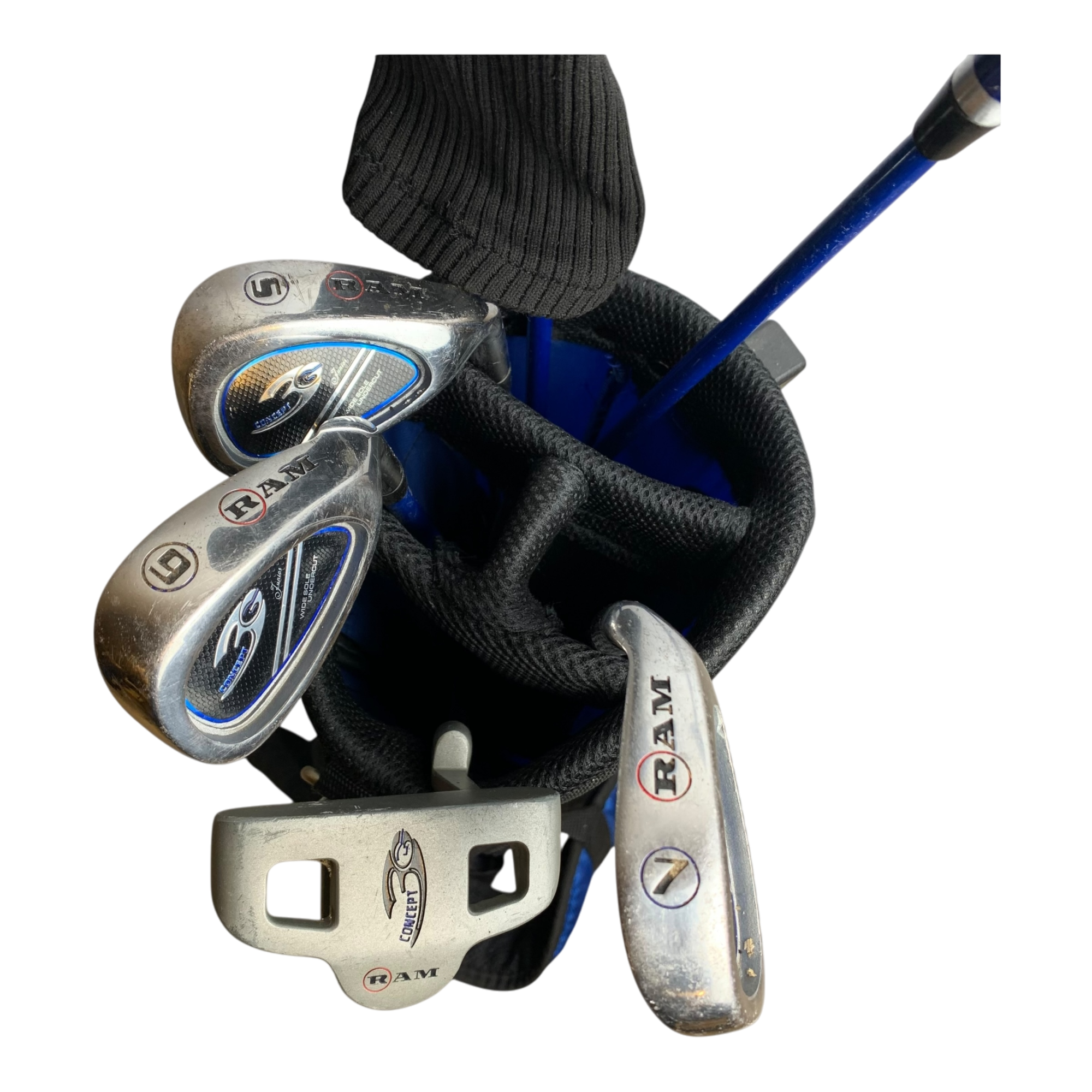 Ram Komplet Sæt M. Bag / Flex Junior / Graphite galleri billede 3 - brugt golf udstyr i god stand