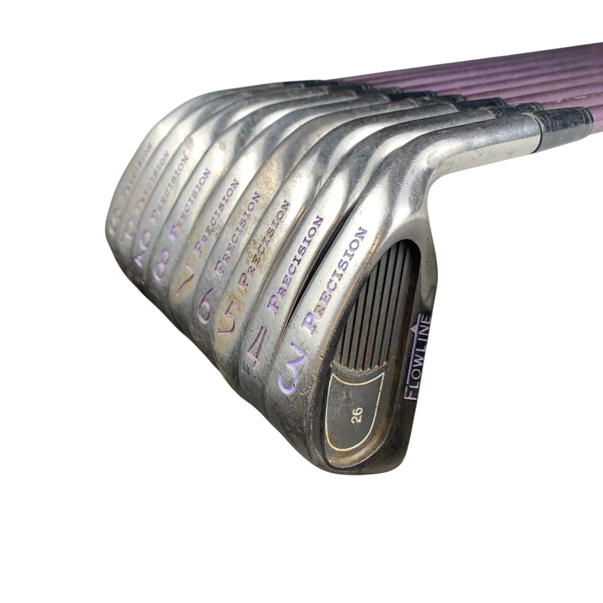 Precision flowline Jernsæt / Flex Ladies / 3-SW / Grafit galleri billede 3 - brugt golf udstyr i god stand