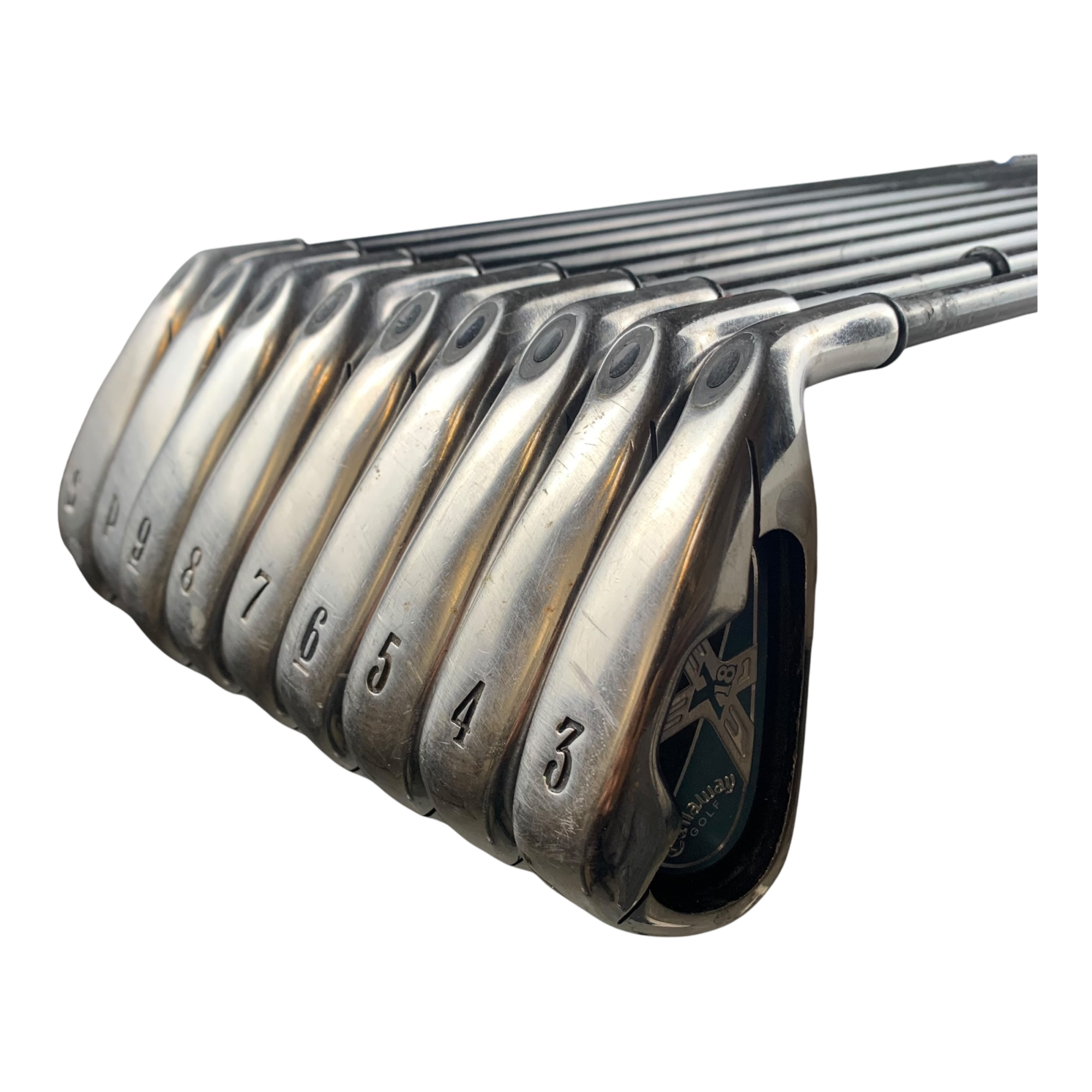 Callaway X-18 Jernsæt / Flex Regular / 3-SW / Grafit galleri billede 3 - brugt golf udstyr i god stand