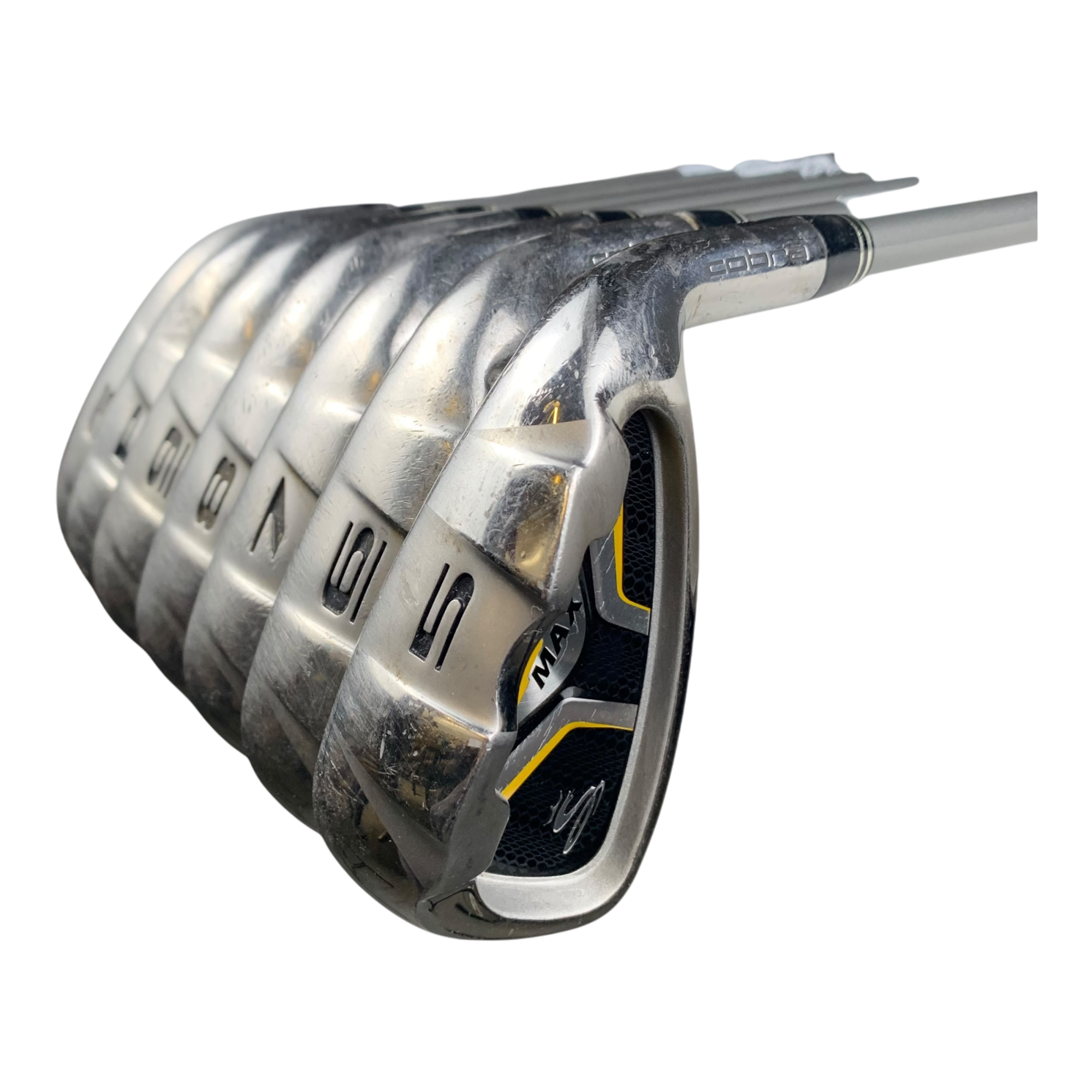 Cobra S3 Max Jernsæt / Flex A-flex / 5-SW / Grafit galleri billede 3 - brugt golf udstyr i god stand
