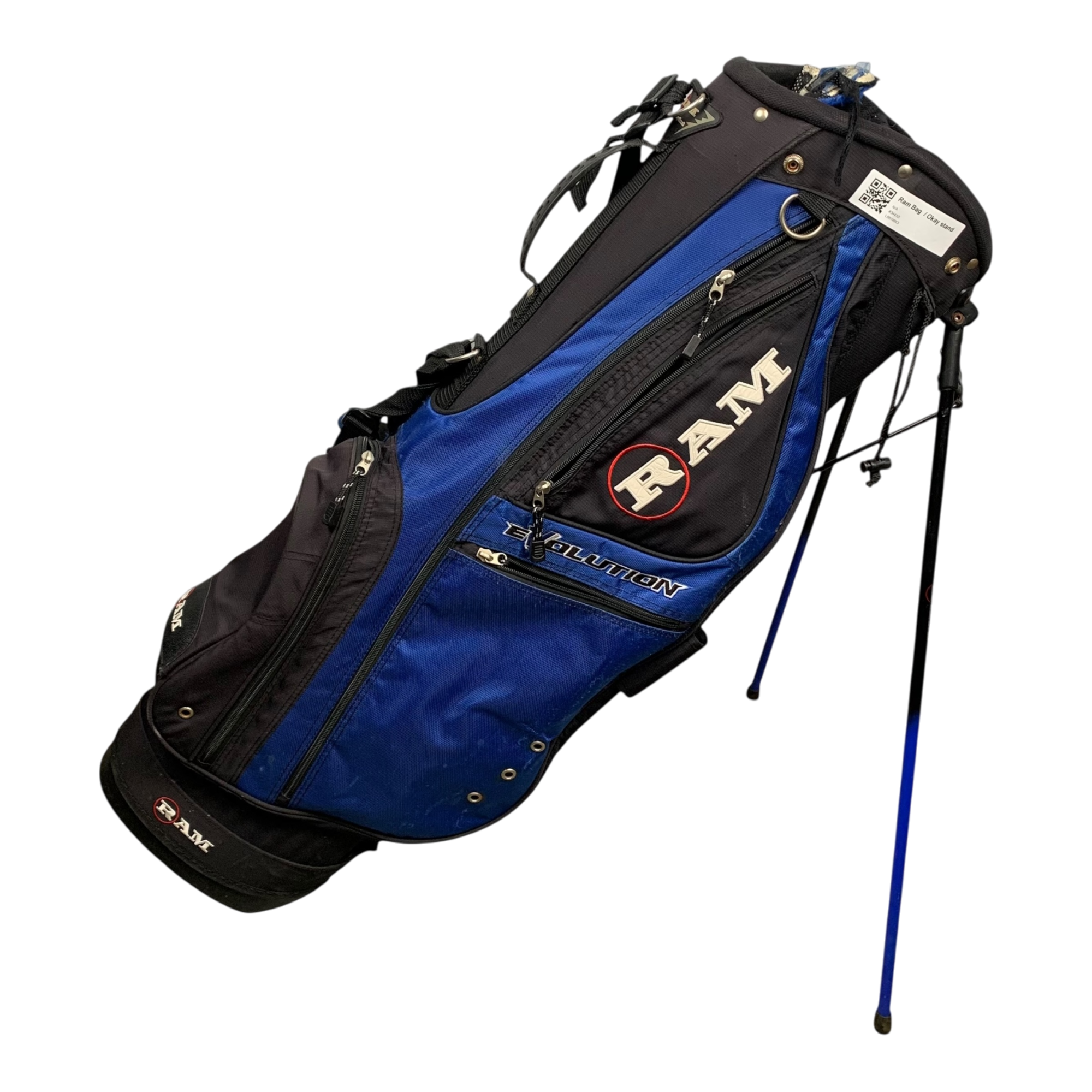 Ram Stand Bag / 8-Way / Black galleri billede 4 - brugt golf udstyr i god stand