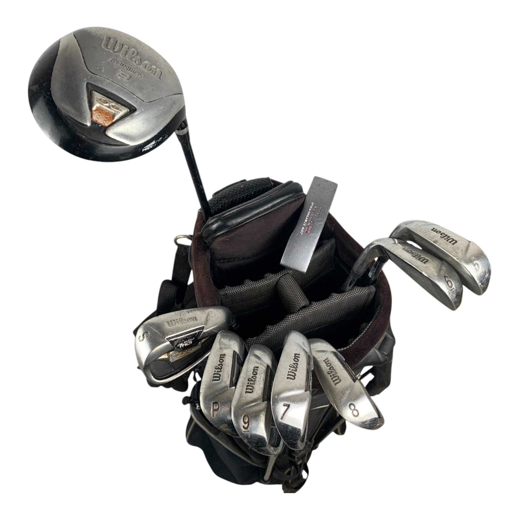 Wilson Komplet Sæt M. Bag / Flex Regular / Steel galleri billede 4 - brugt golf udstyr i god stand