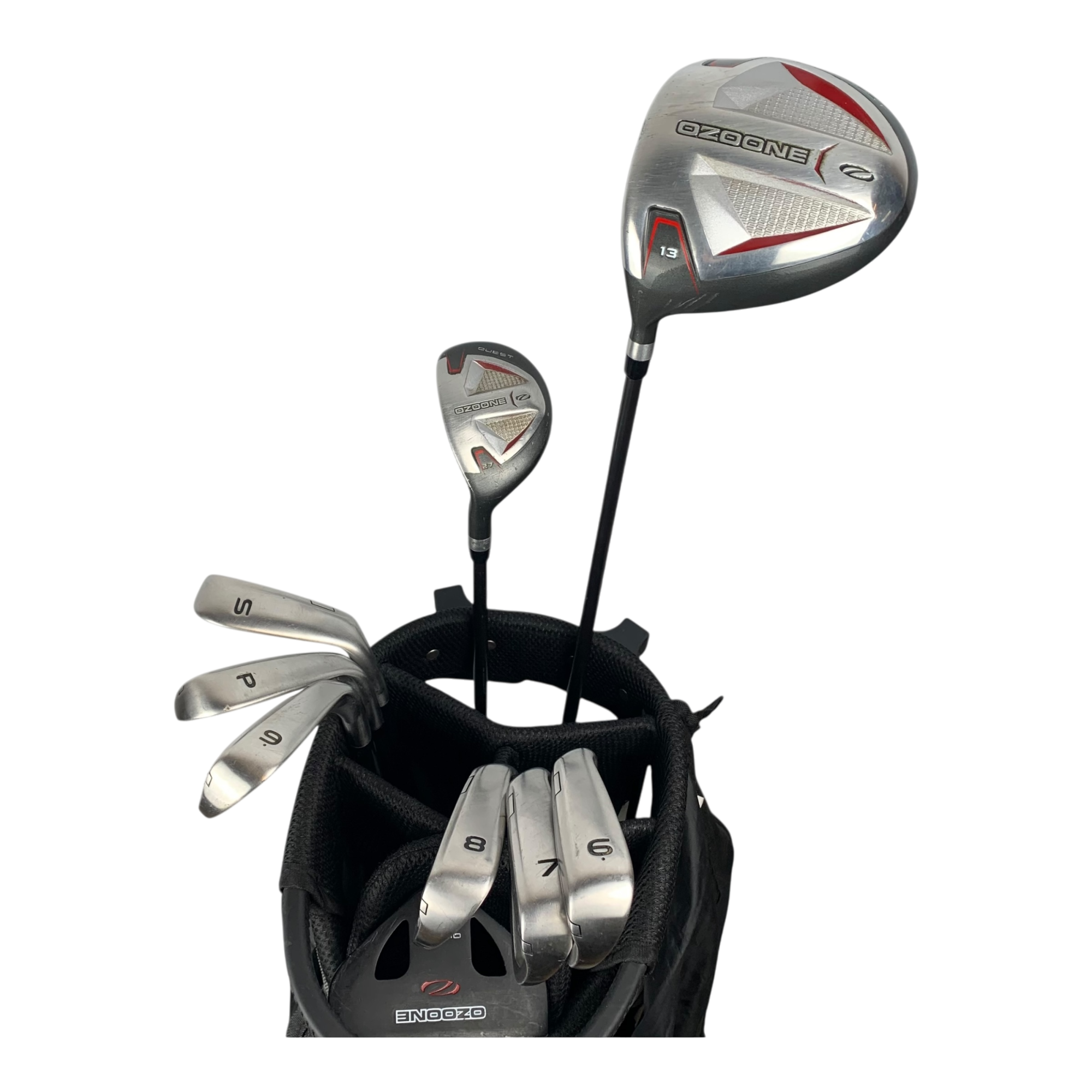 Ozone Komplet Sæt M. Bag / Flex Ladies / Graphite galleri billede 4 - brugt golf udstyr i god stand