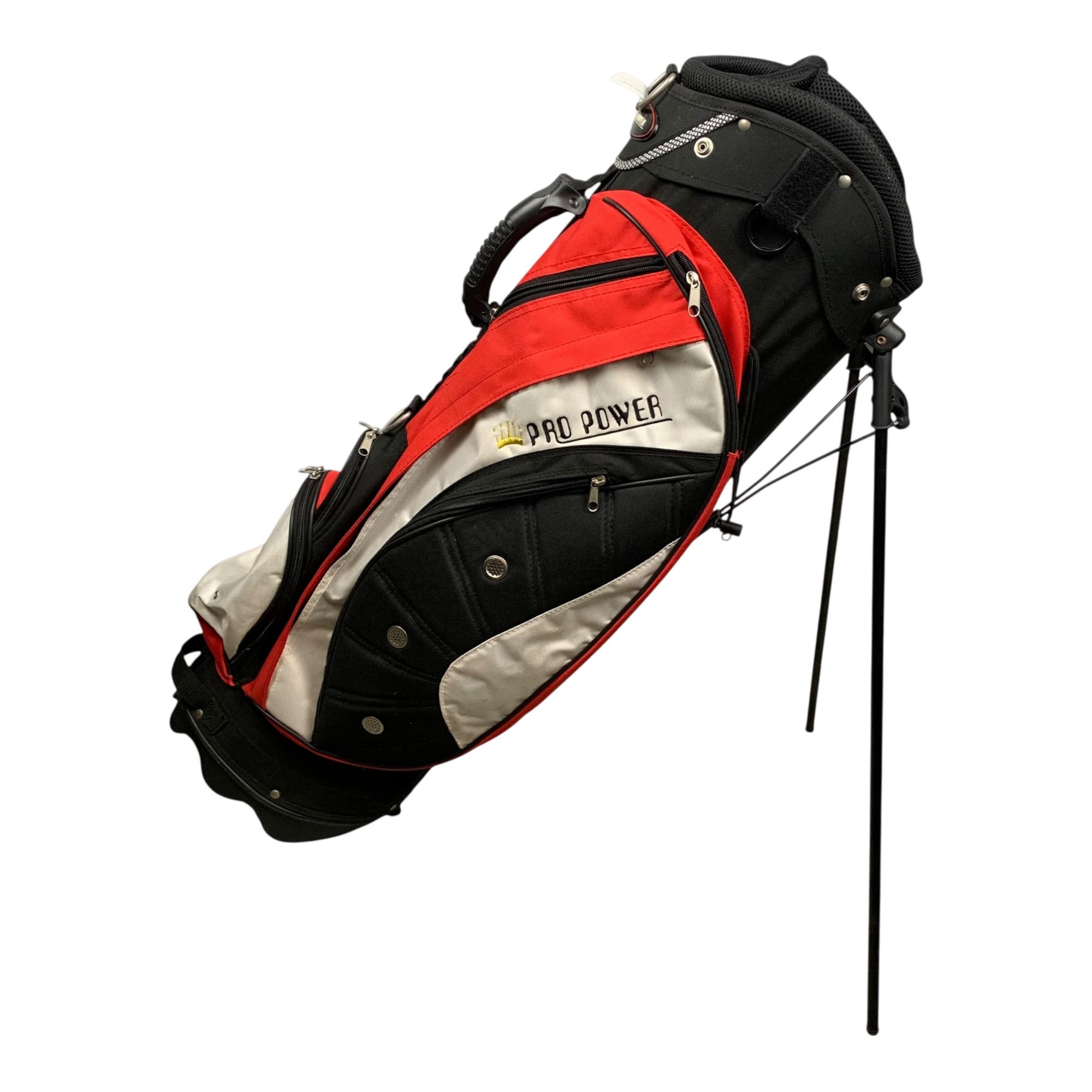 Pro Power Stand Bag / 8-Way / Red galleri billede 4 - brugt golf udstyr i god stand