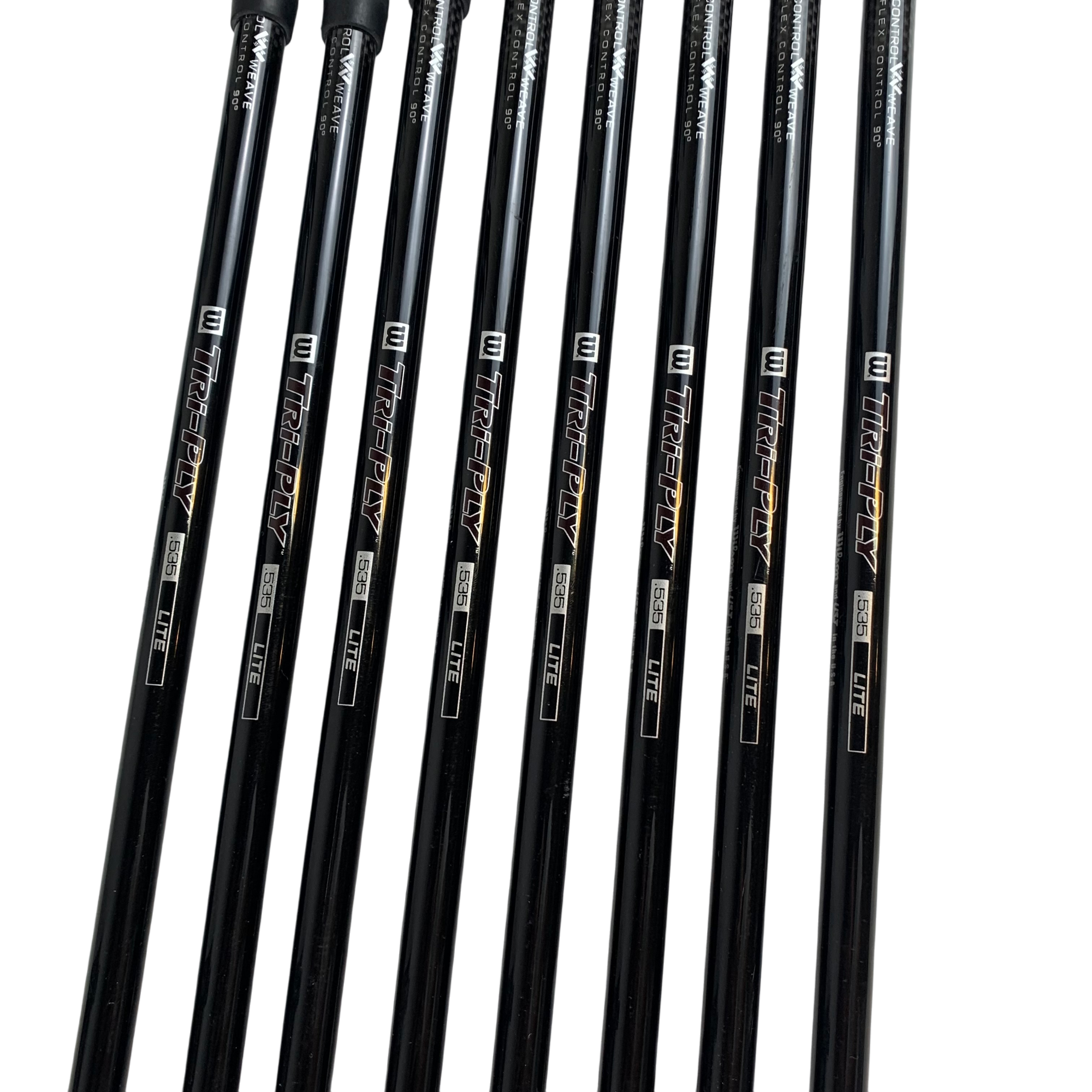 Wilson Deep Red Jernsæt / Flex A-flex / 4-SW / Grafit Venstre galleri billede 7 - brugt golf udstyr i god stand